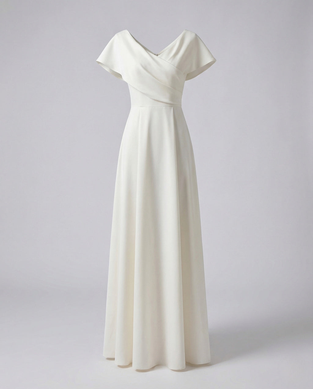 Women's Evening Dress with Cape Sleeves