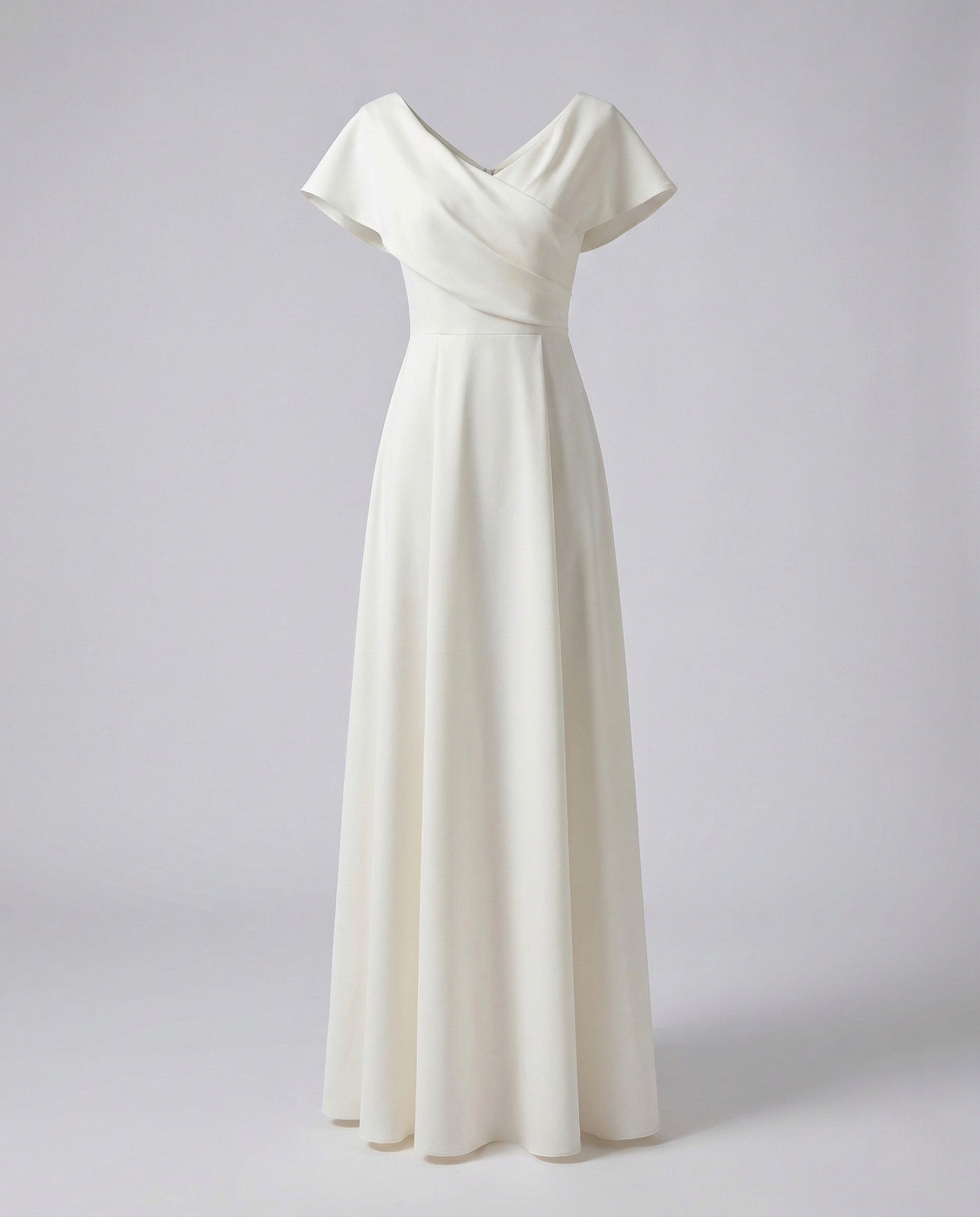 Women's Evening Dress with Cape Sleeves