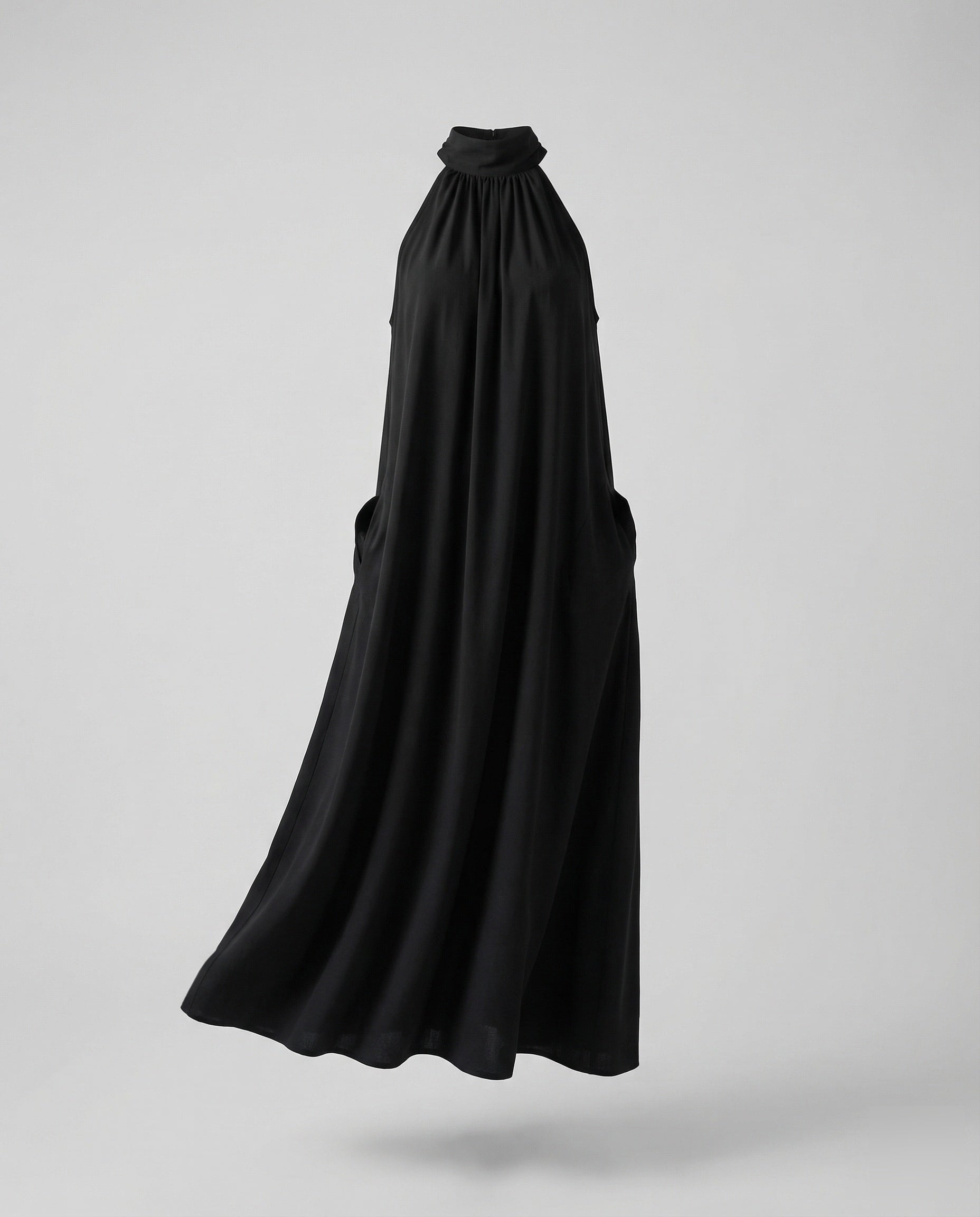 Women's Halter Maxi Dress in A-Line