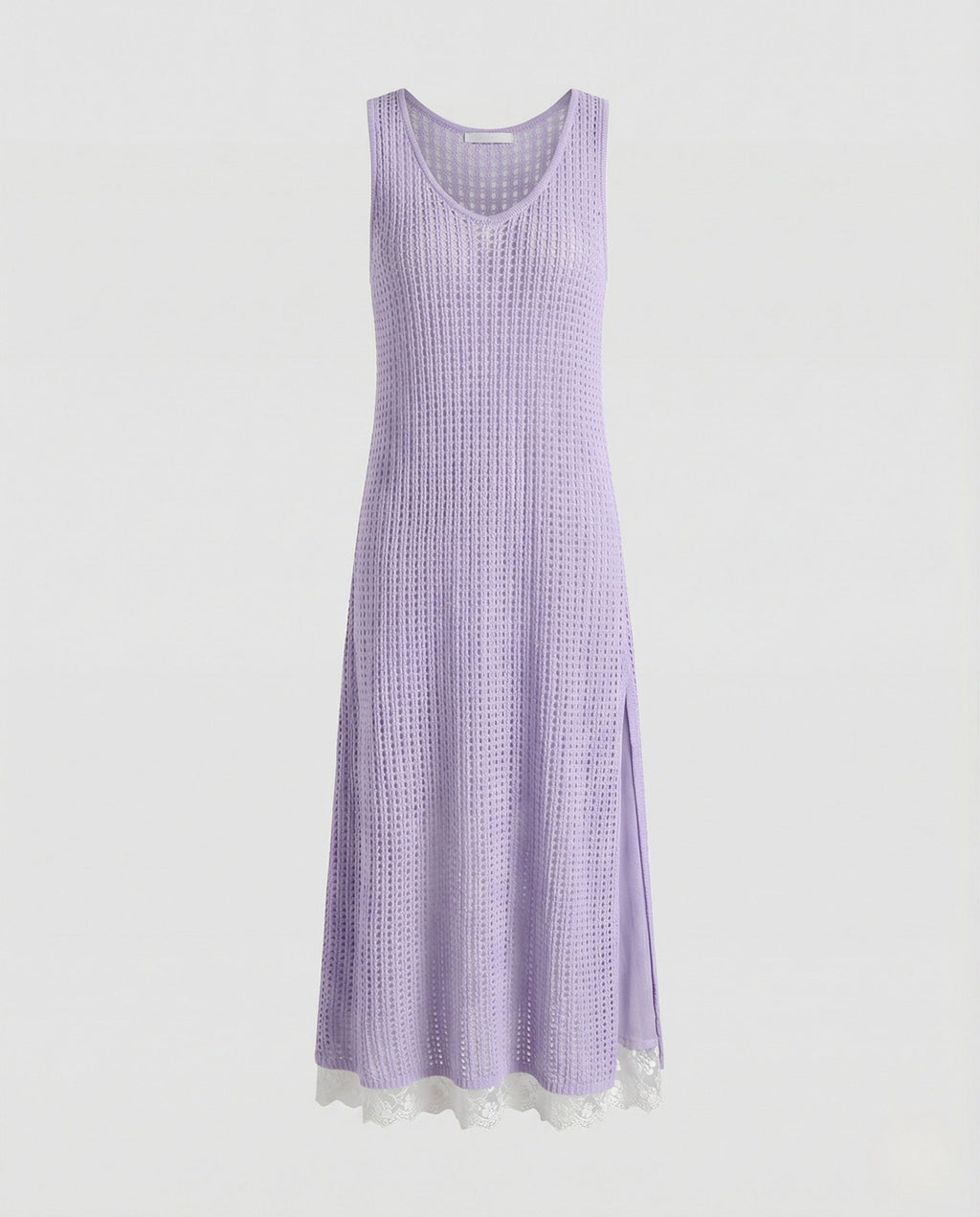 Women's Crocheted Maxi Dress in A-Line