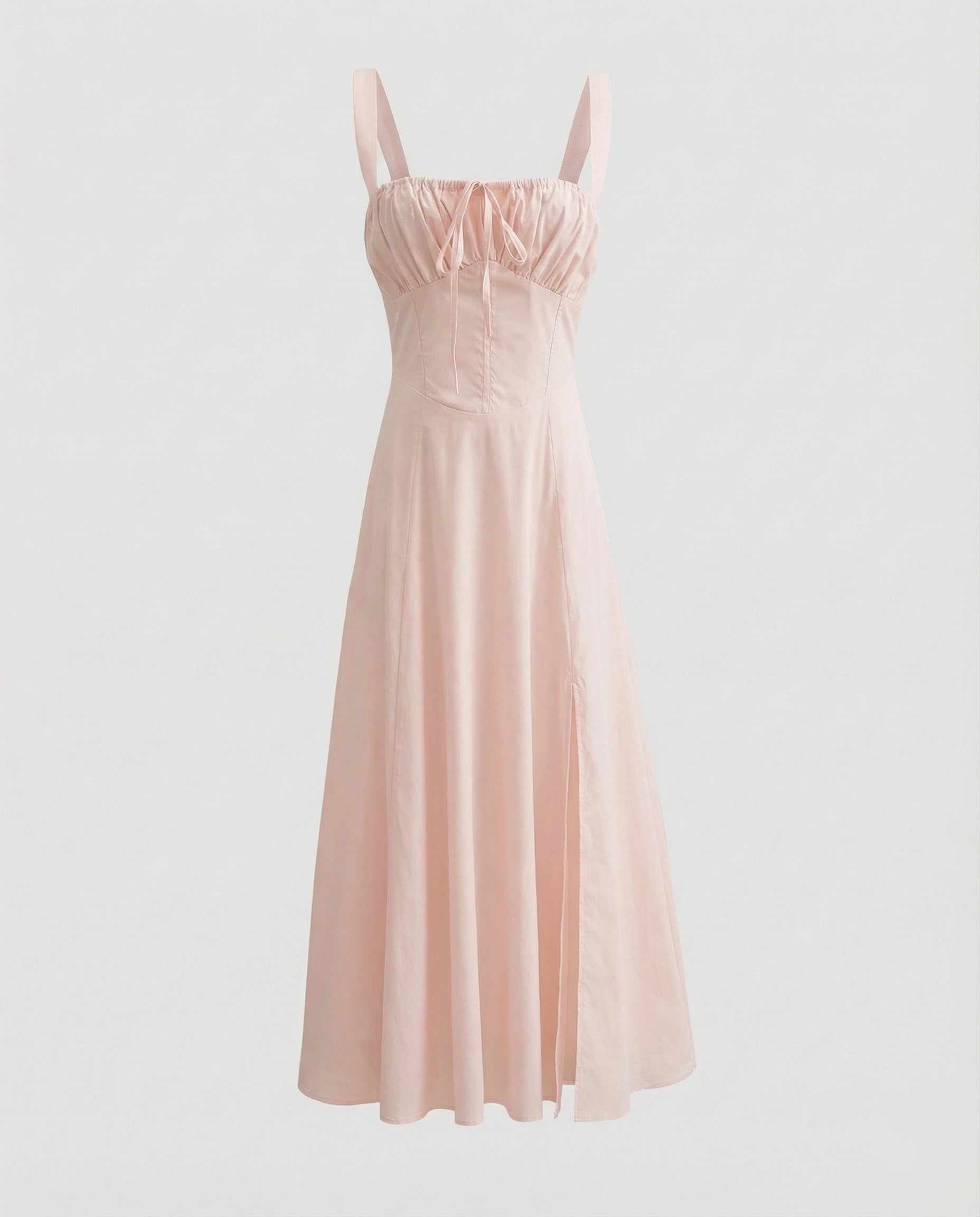 Women's Long A-Line Dress with Slit
