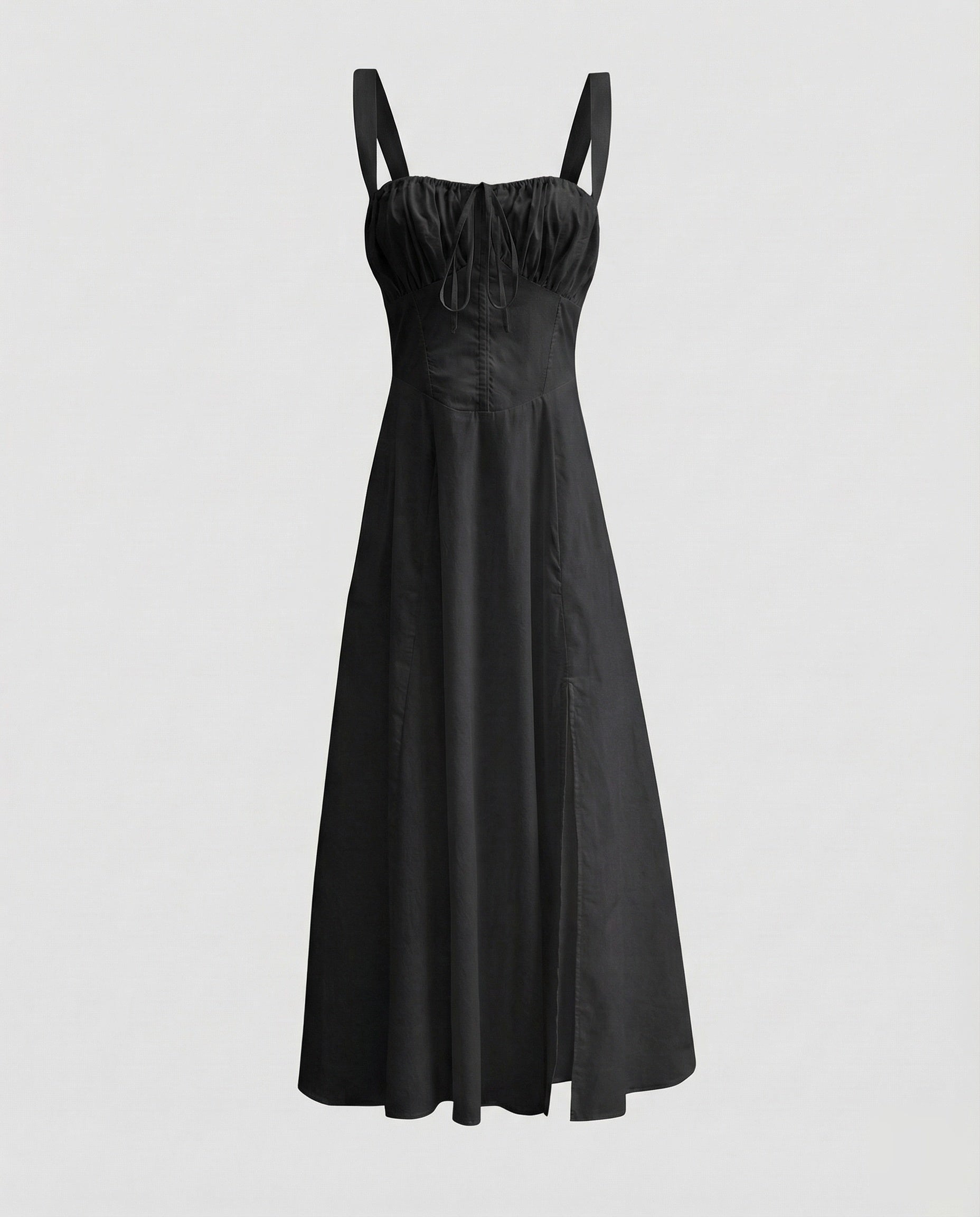 Women's Long A-Line Dress with Slit