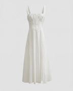 Women's Long A-Line Dress with Slit