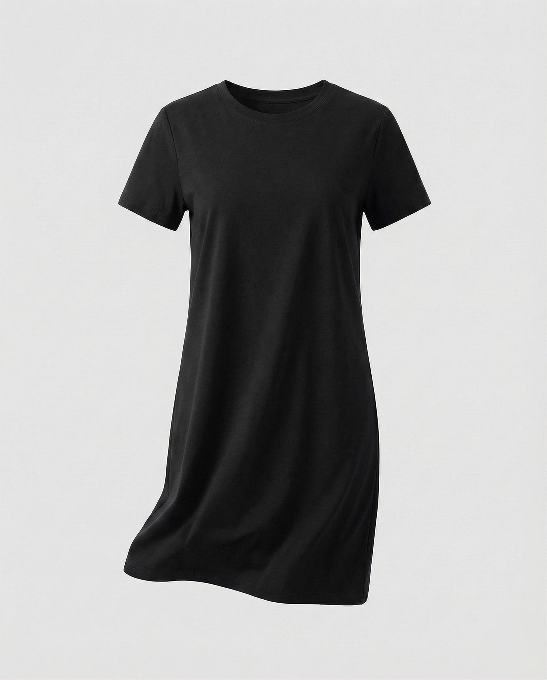 Women's Short Sleeve Jersey Dress in A-Line
