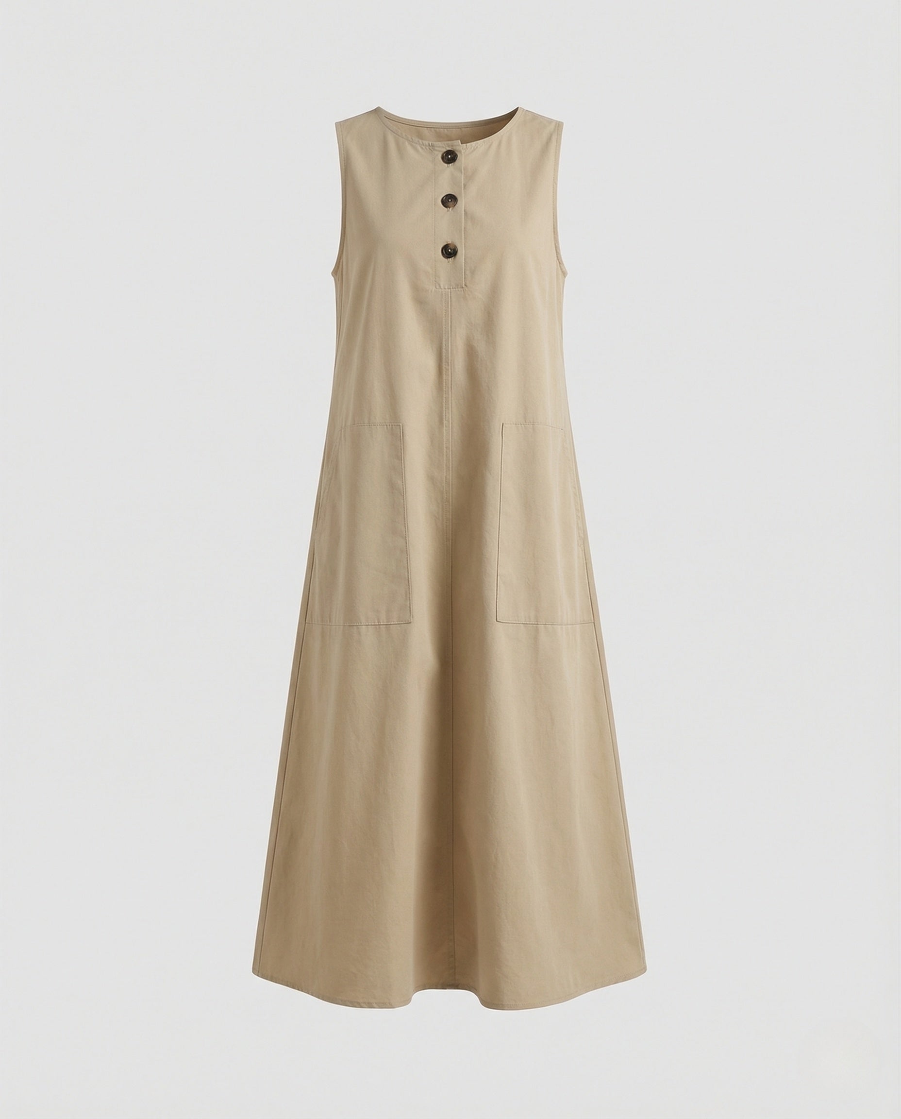 Women's Oversize Swing Dress with Pockets
