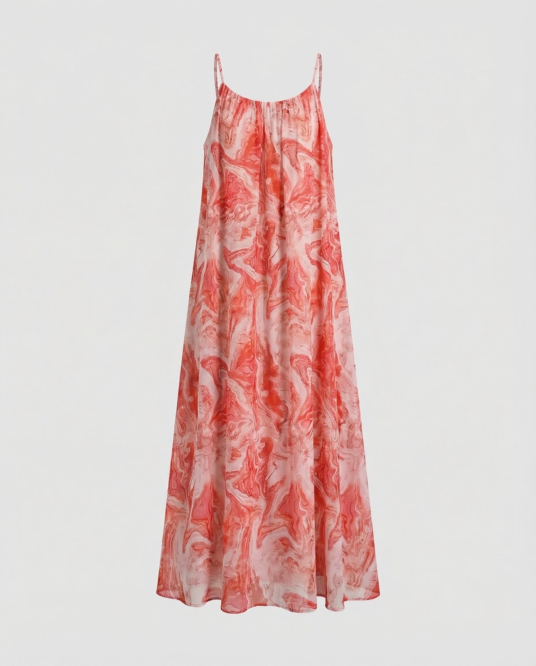 Women's Maxi Dress in Watercolor Look