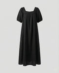 Women's Maxi Dress with Square Neckline