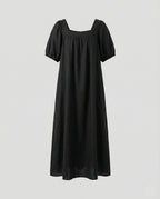 Women's Maxi Dress with Square Neckline