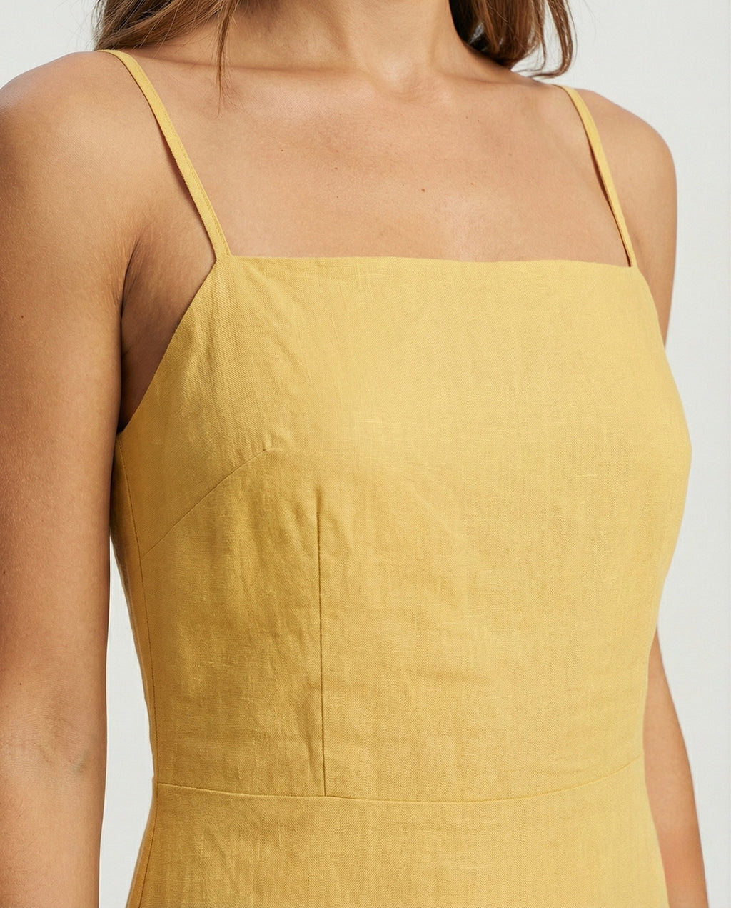 Women's Boho Beach Dress with Bustier - Close-Up Detail