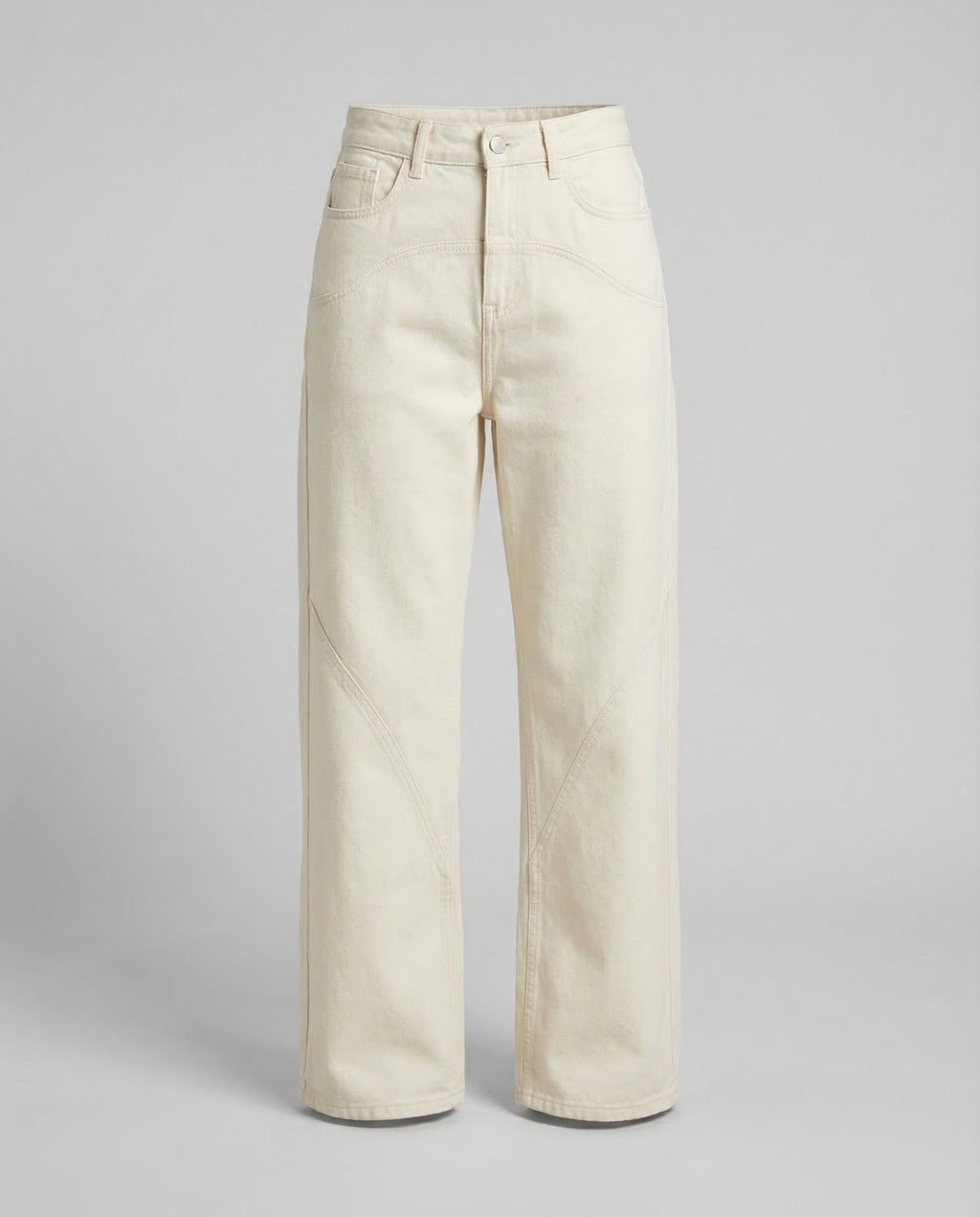 Women's Denim Pants Wide High Waist