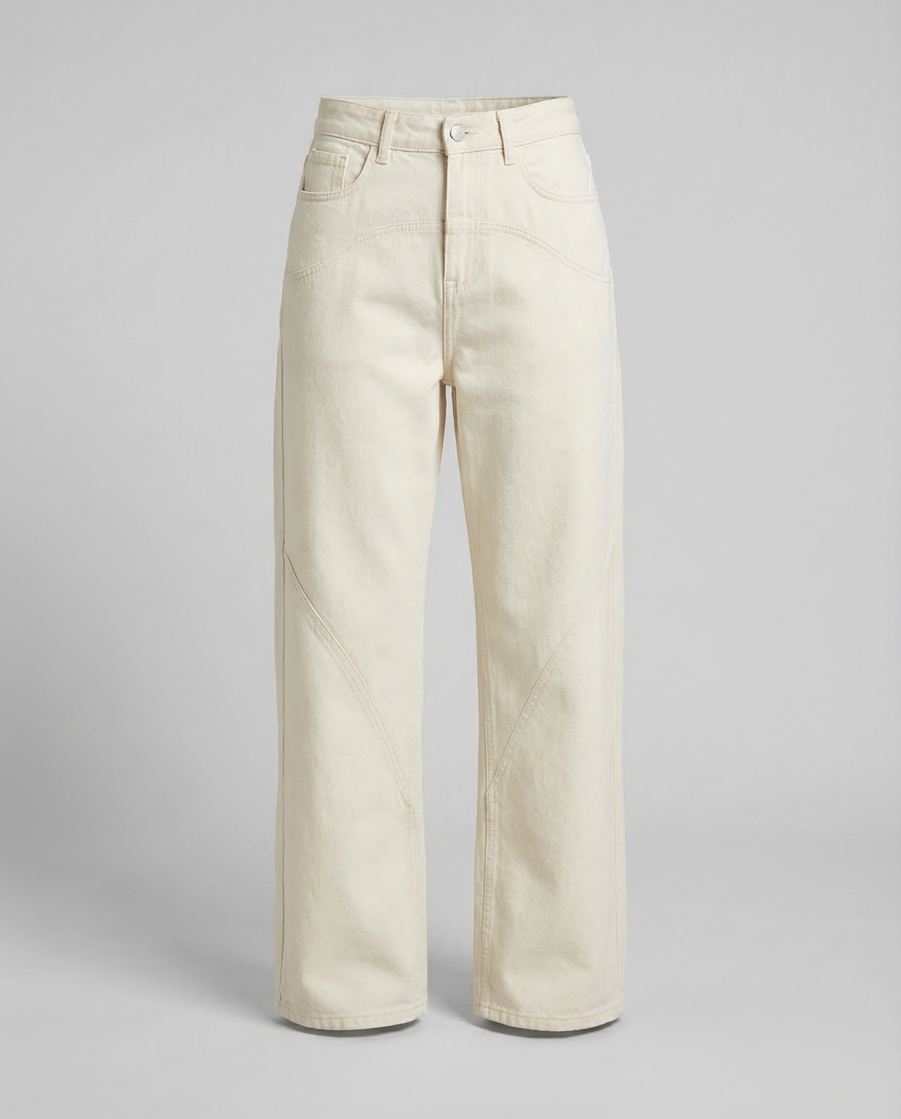 Women's Denim Pants Wide High Waist