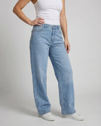 Unisex Denim Pants Extra Wide - Lower Body View
