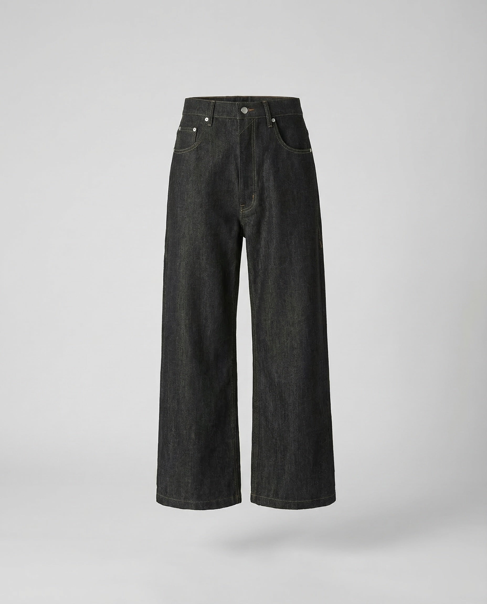 Women's Denim Pants High Waist Straight
