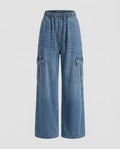 Women's Extra Wide Utility Denim Pants