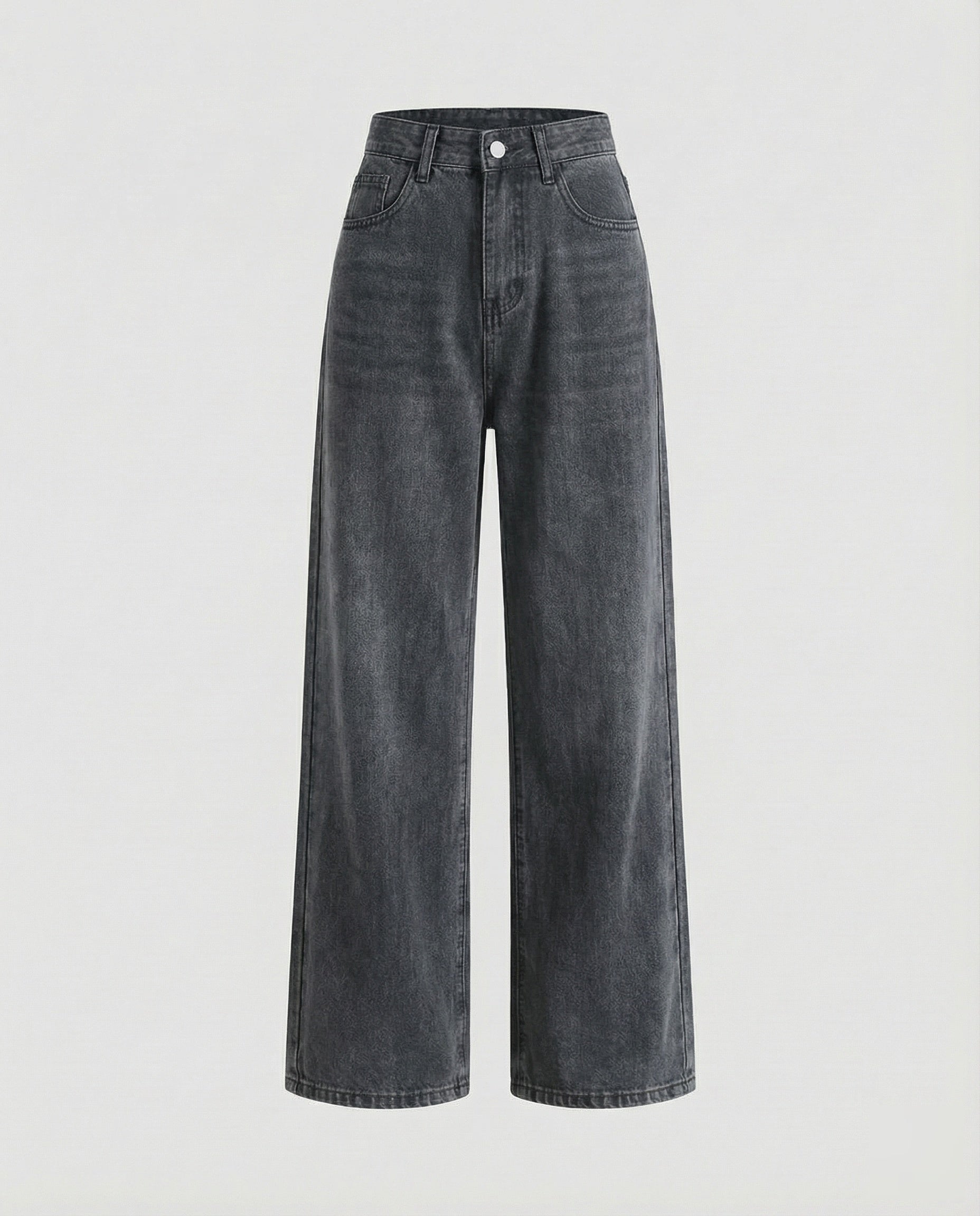 Women's High-Waisted Denim Pants with Extra Wide Leg