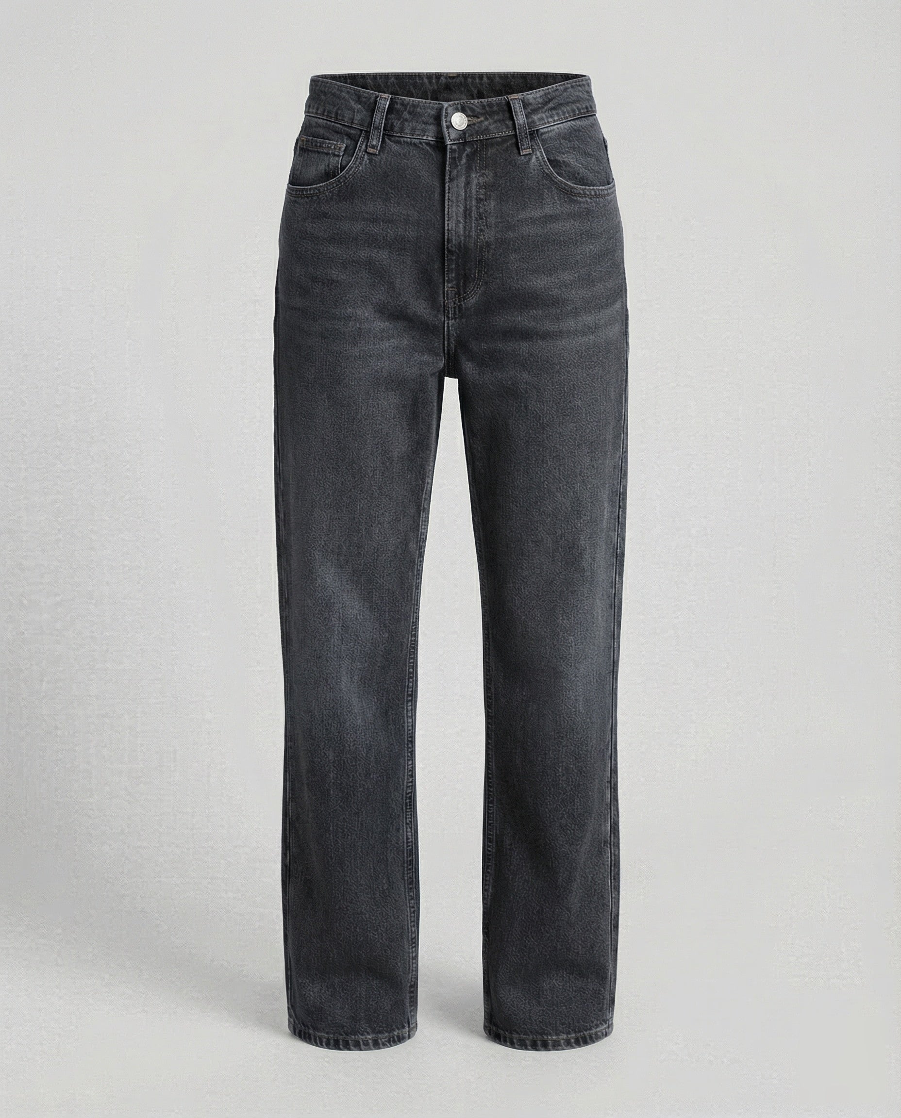 Women's Denim Pants with Balloon-Shaped Leg