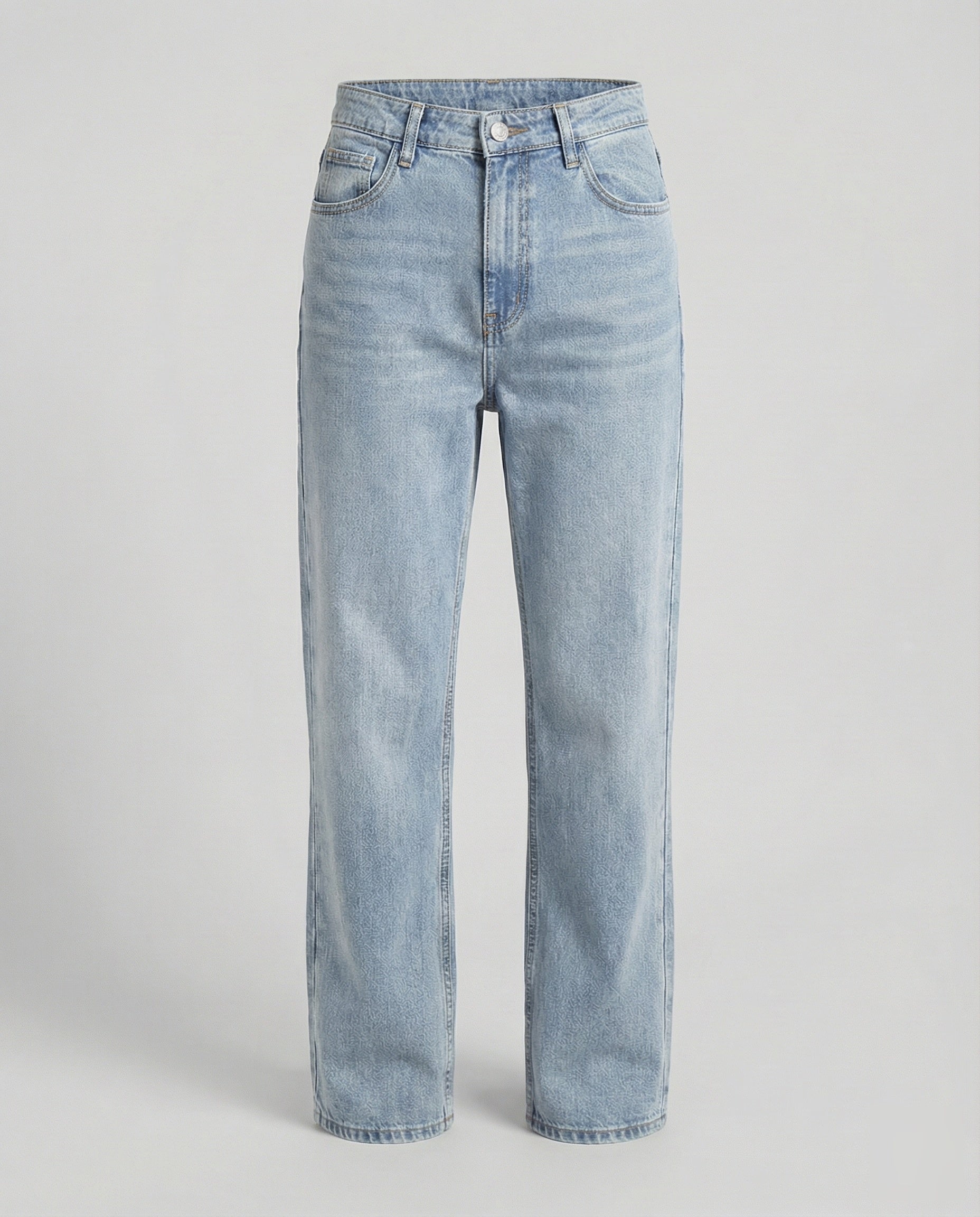 Women's Denim Pants with Balloon-Shaped Leg