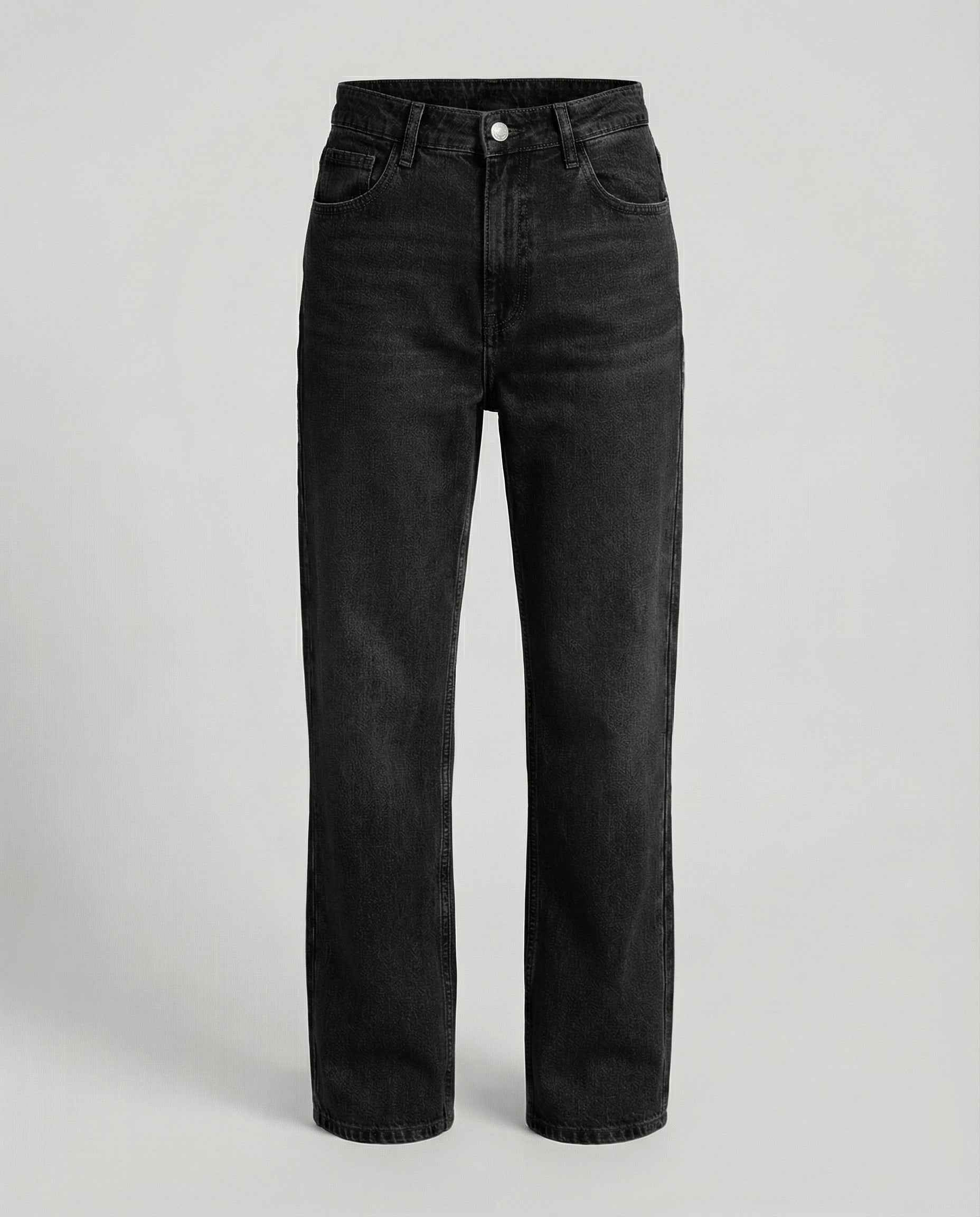 Women's Denim Pants with Balloon-Shaped Leg