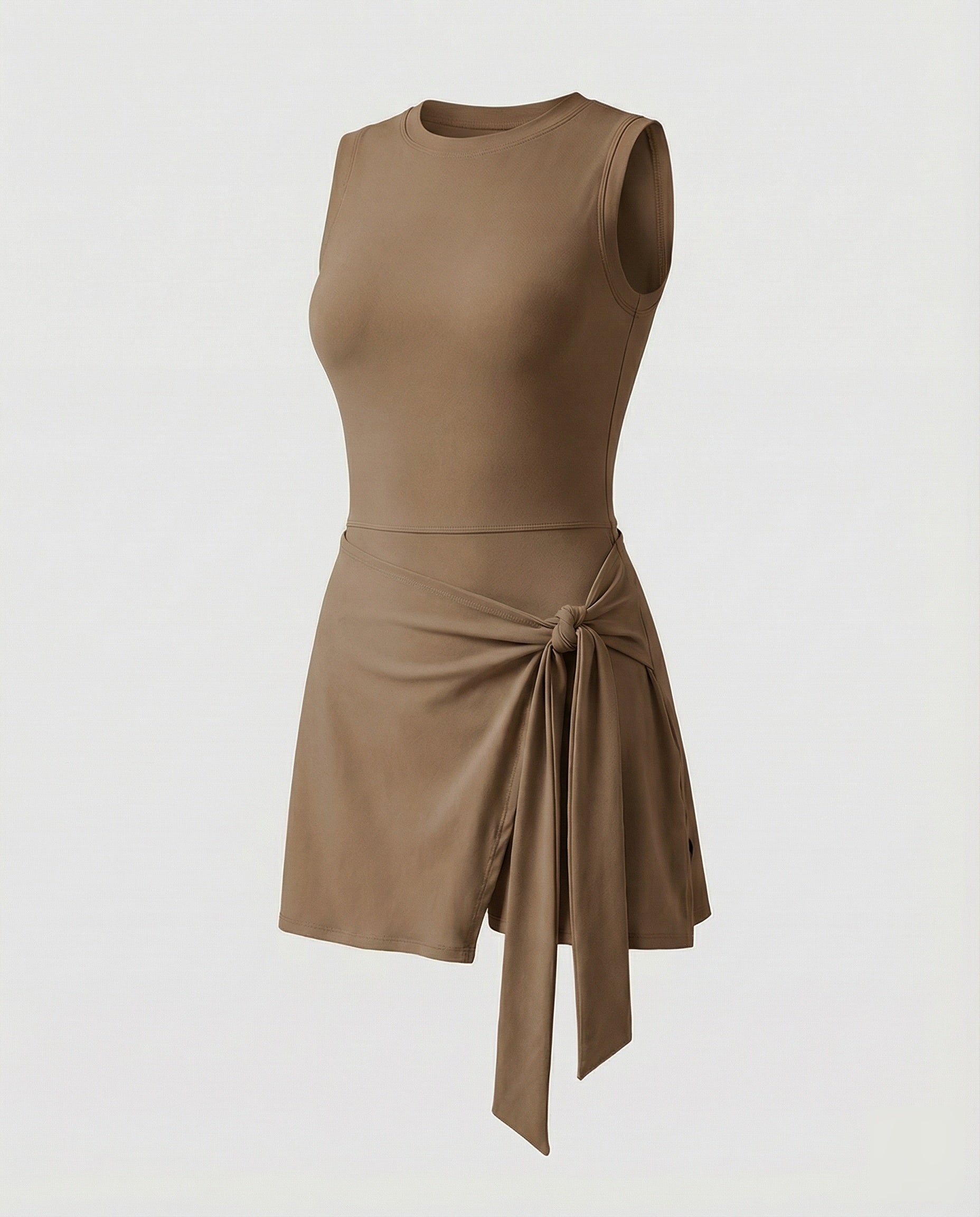 Women's Sporty Integrated Inner Shorts Skort Dress