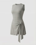 Women's Sporty Integrated Inner Shorts Skort Dress