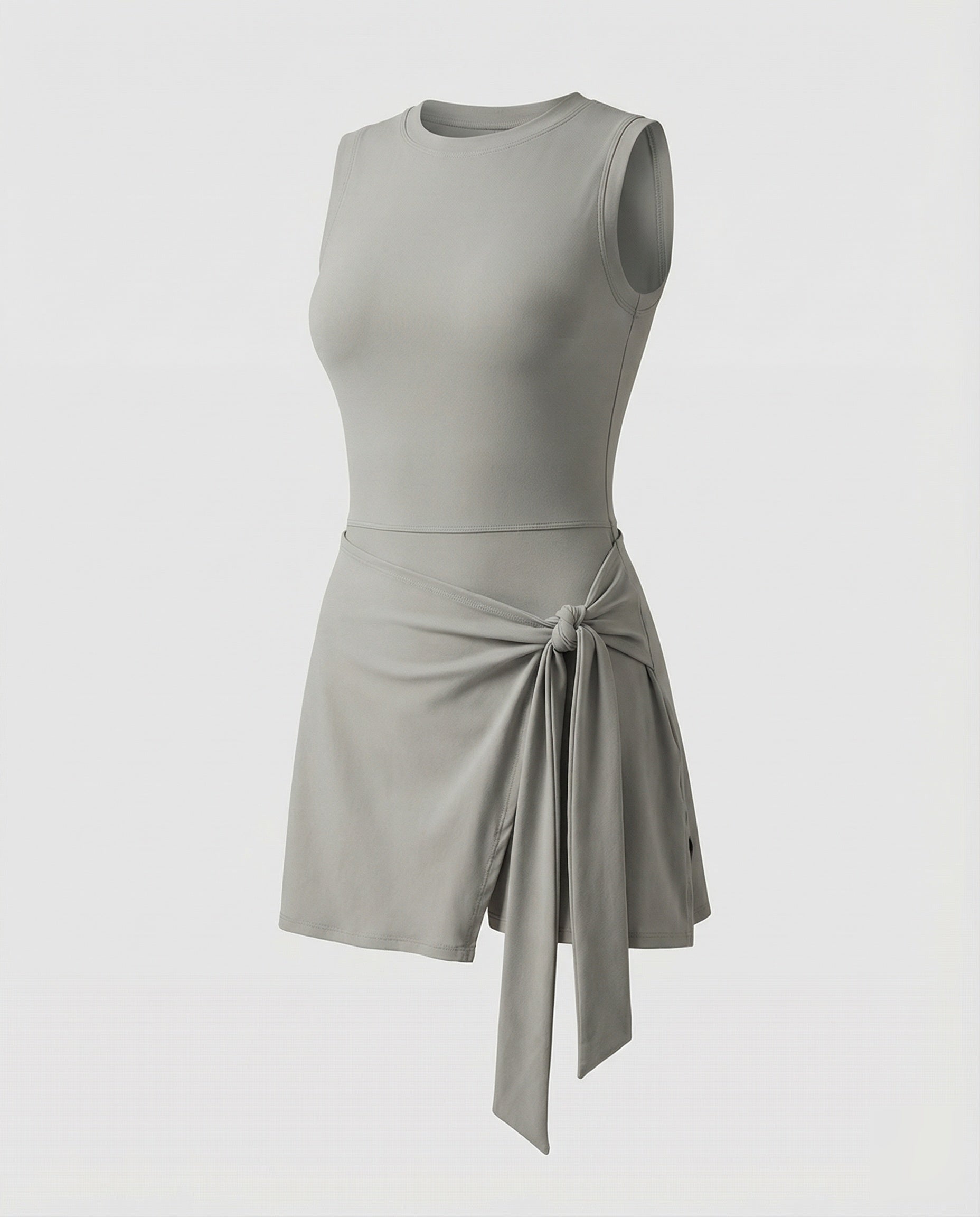 Women's Sporty Integrated Inner Shorts Skort Dress