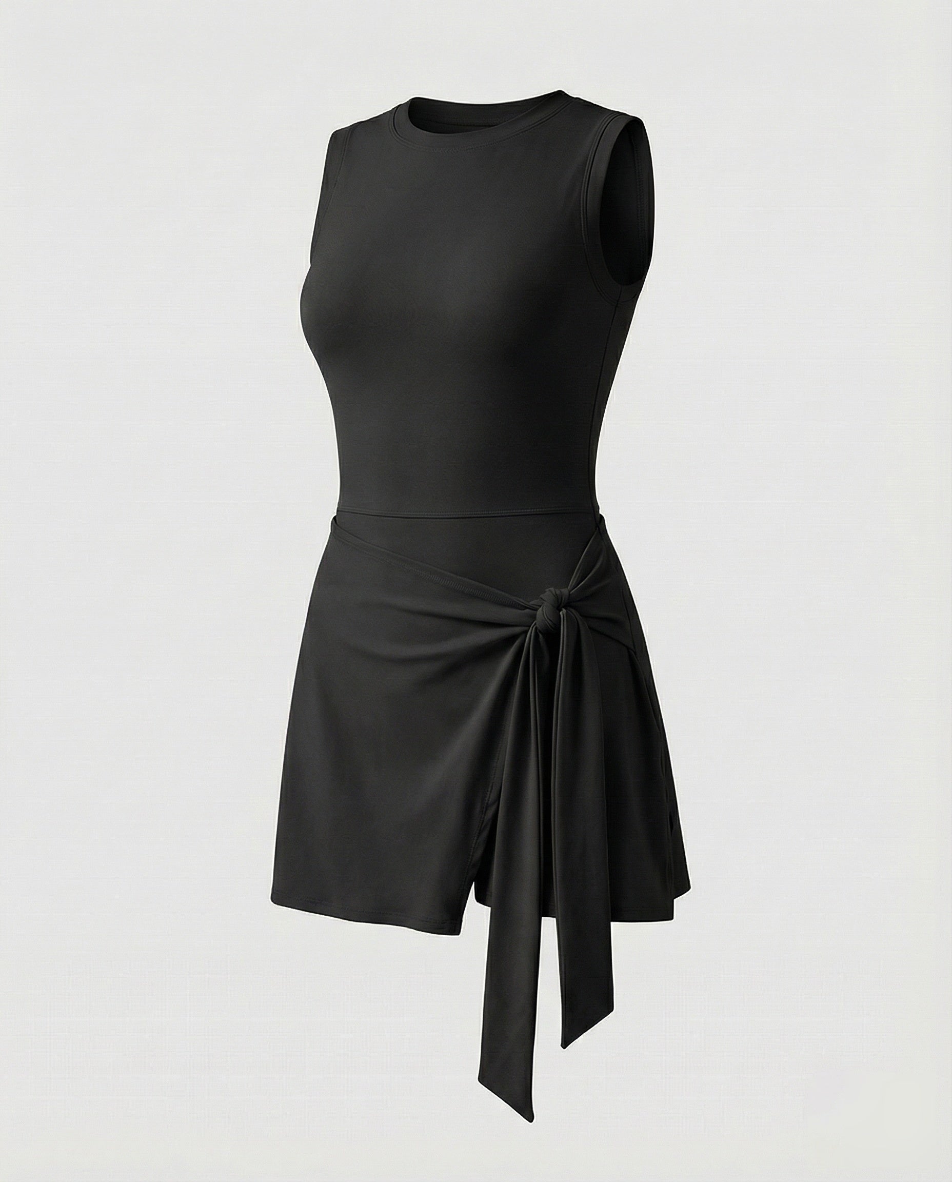 Women's Sporty Integrated Inner Shorts Skort Dress