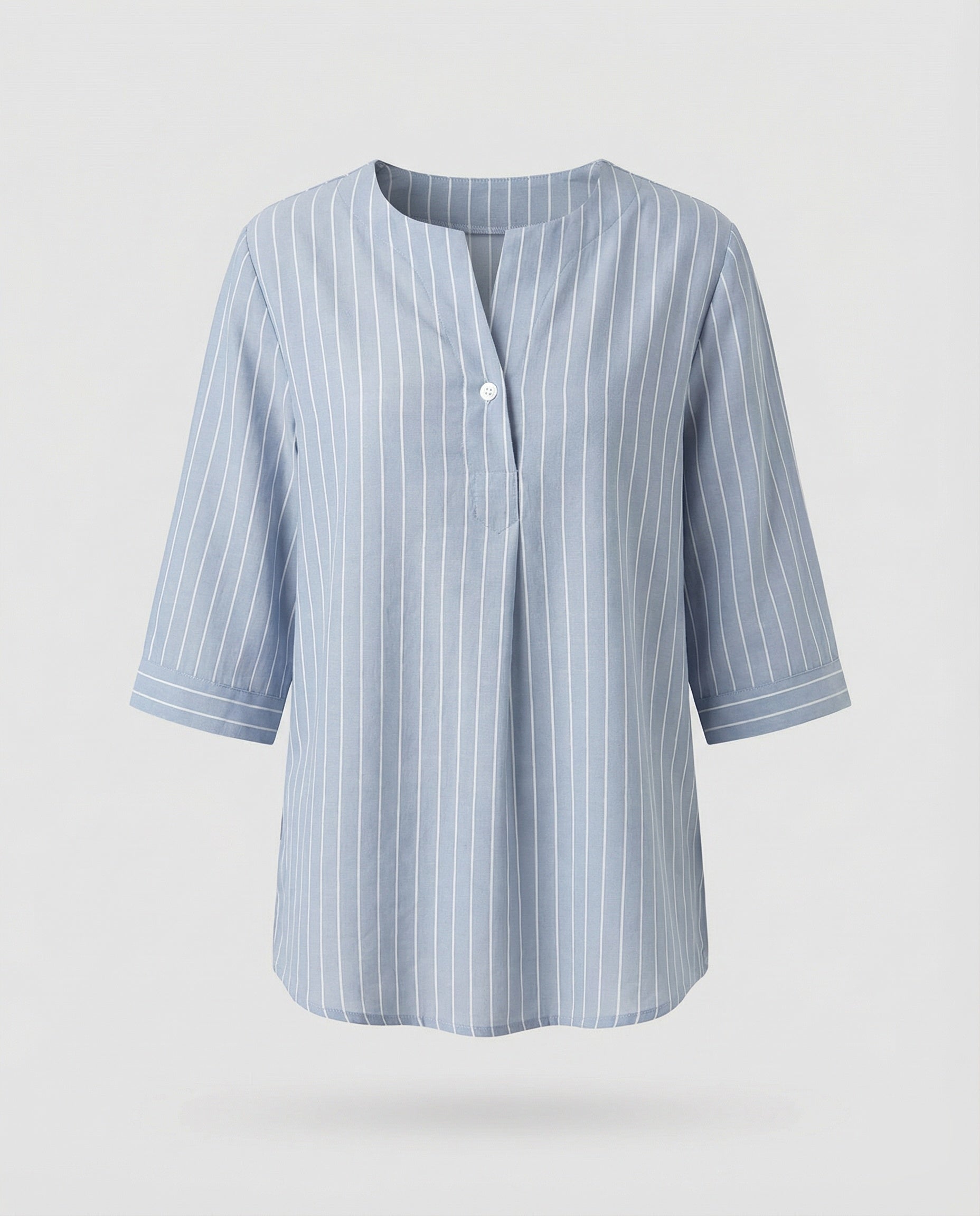 Women's Striped Long Blouse Shirt