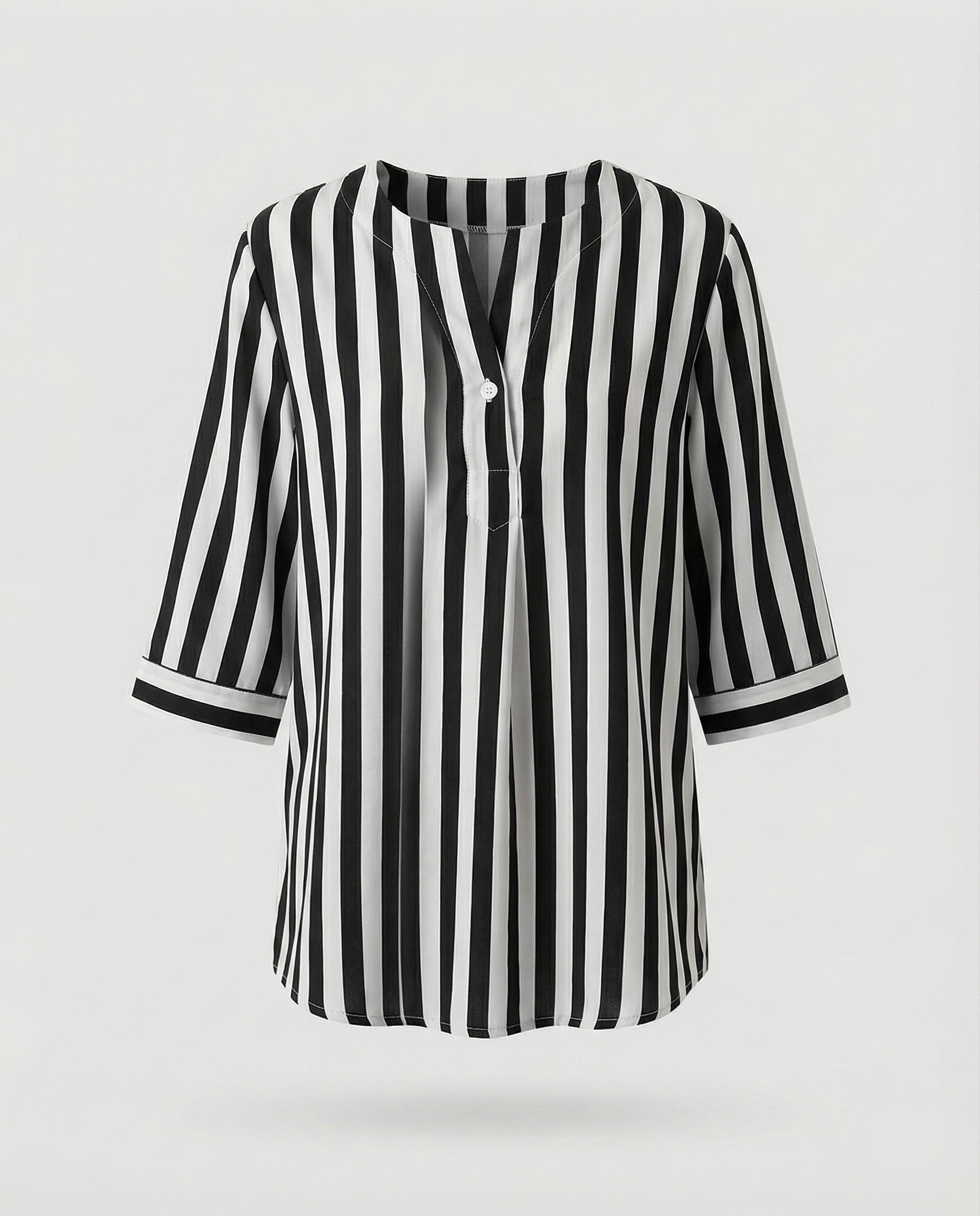 Women's Striped Long Blouse Shirt