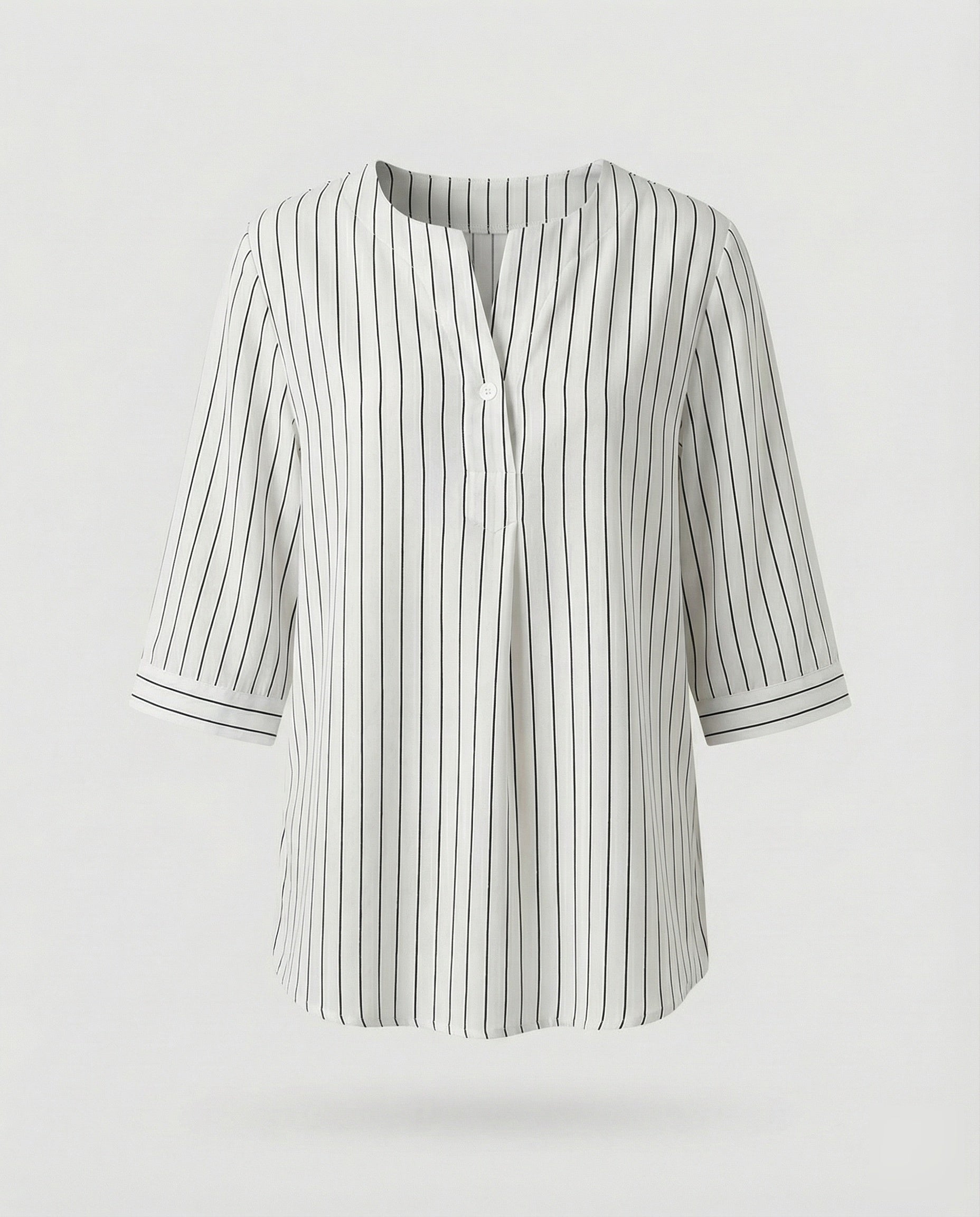 Women's Striped Long Blouse Shirt