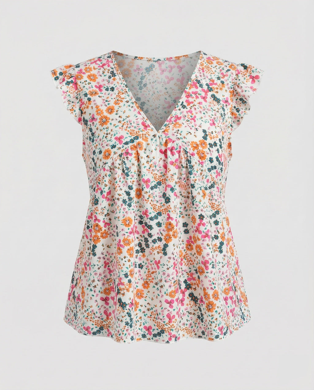 Women's A-Line Ruffle Blouse Top