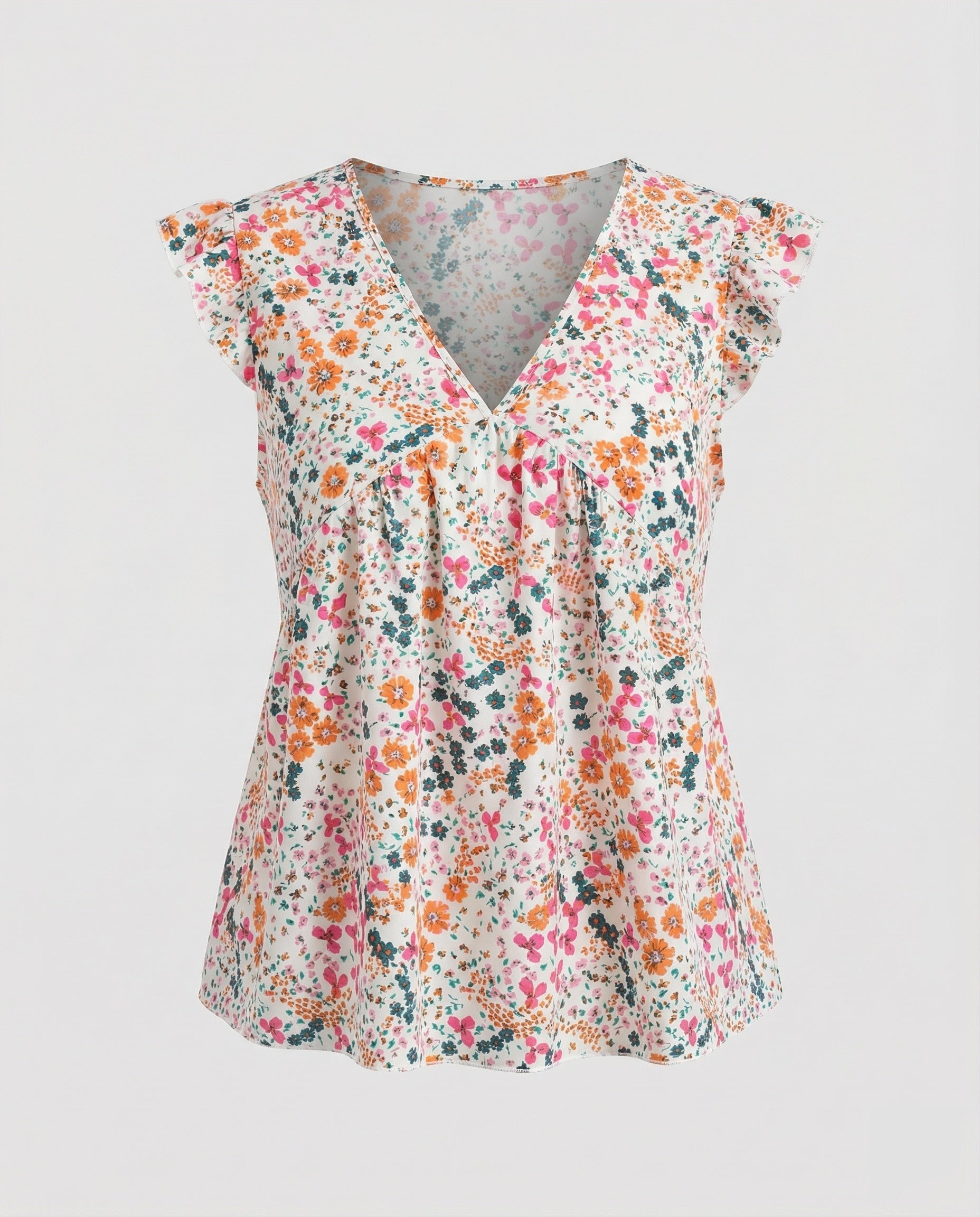 Women's A-Line Ruffle Blouse Top