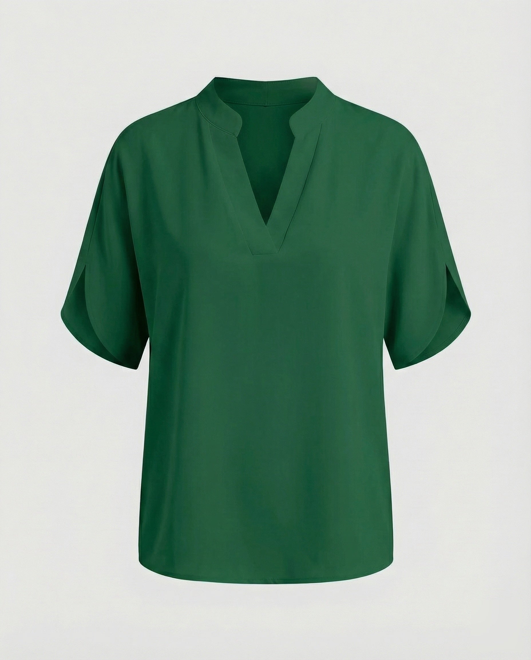 Women's Silk Look Batwing Sleeve Blouse Top