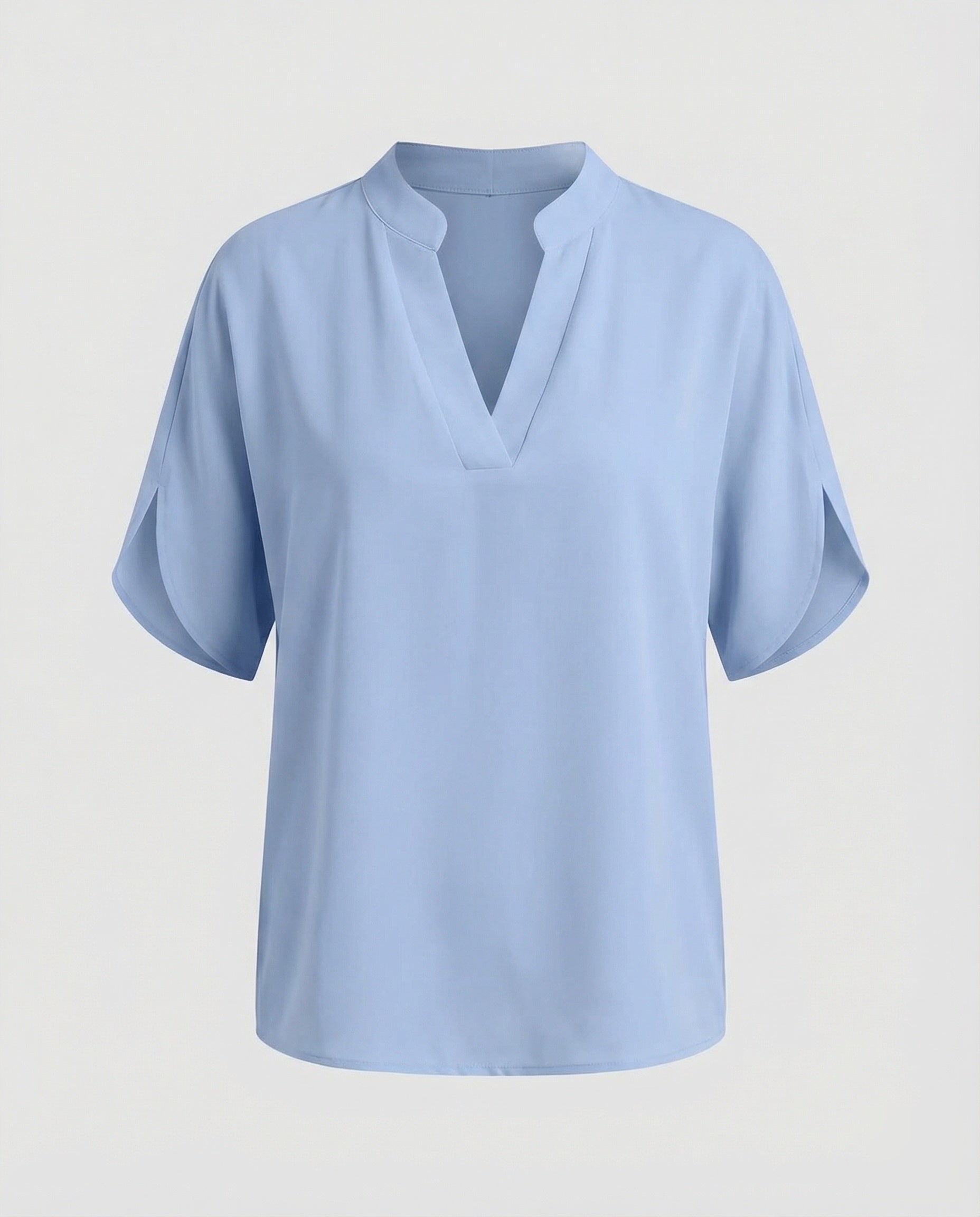 Women's Silk Look Batwing Sleeve Blouse Top