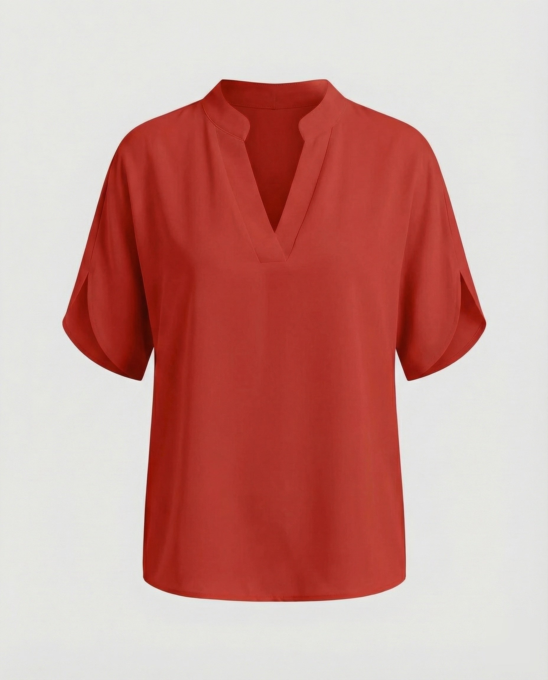 Women's Silk Look Batwing Sleeve Blouse Top