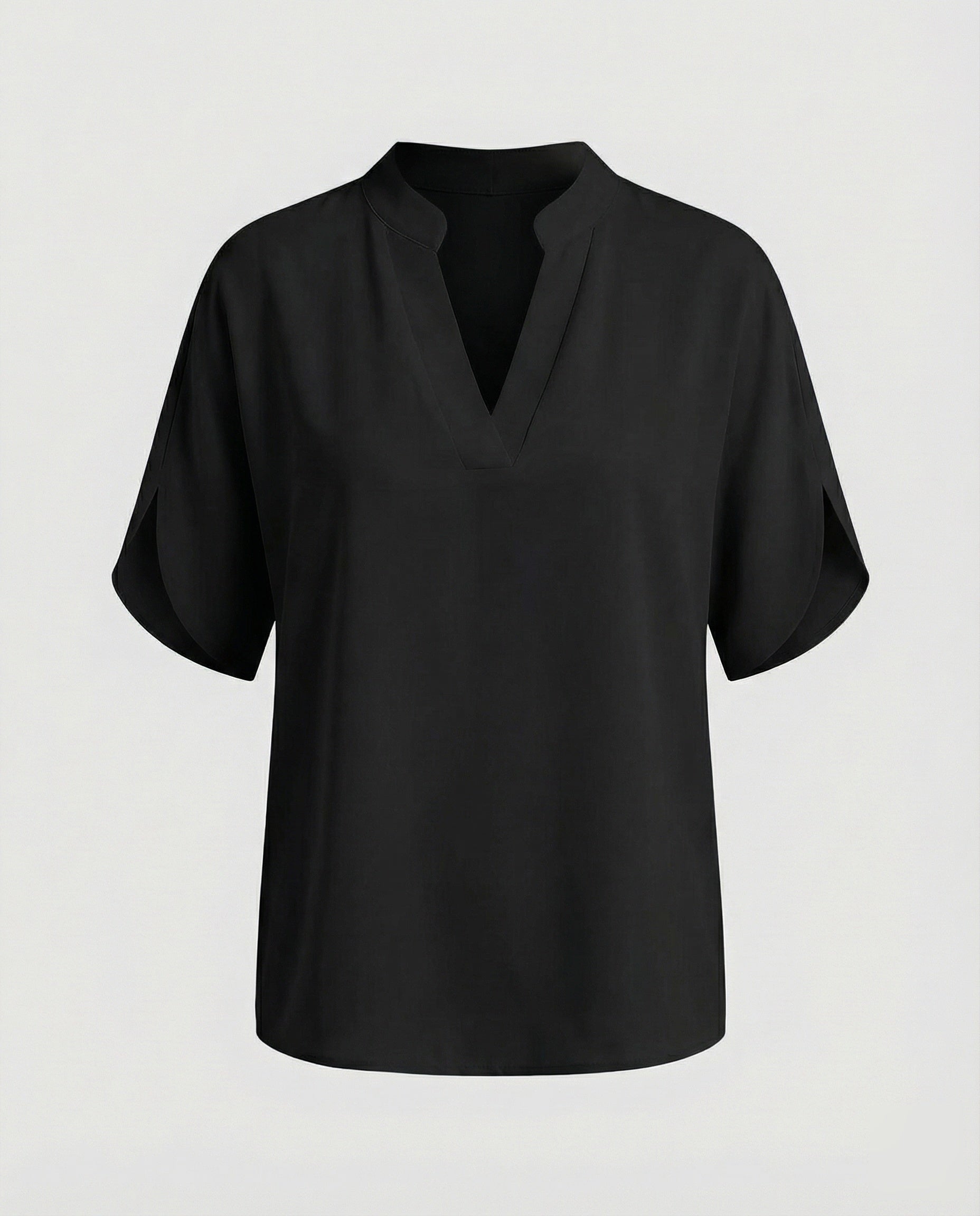 Women's Silk Look Batwing Sleeve Blouse Top