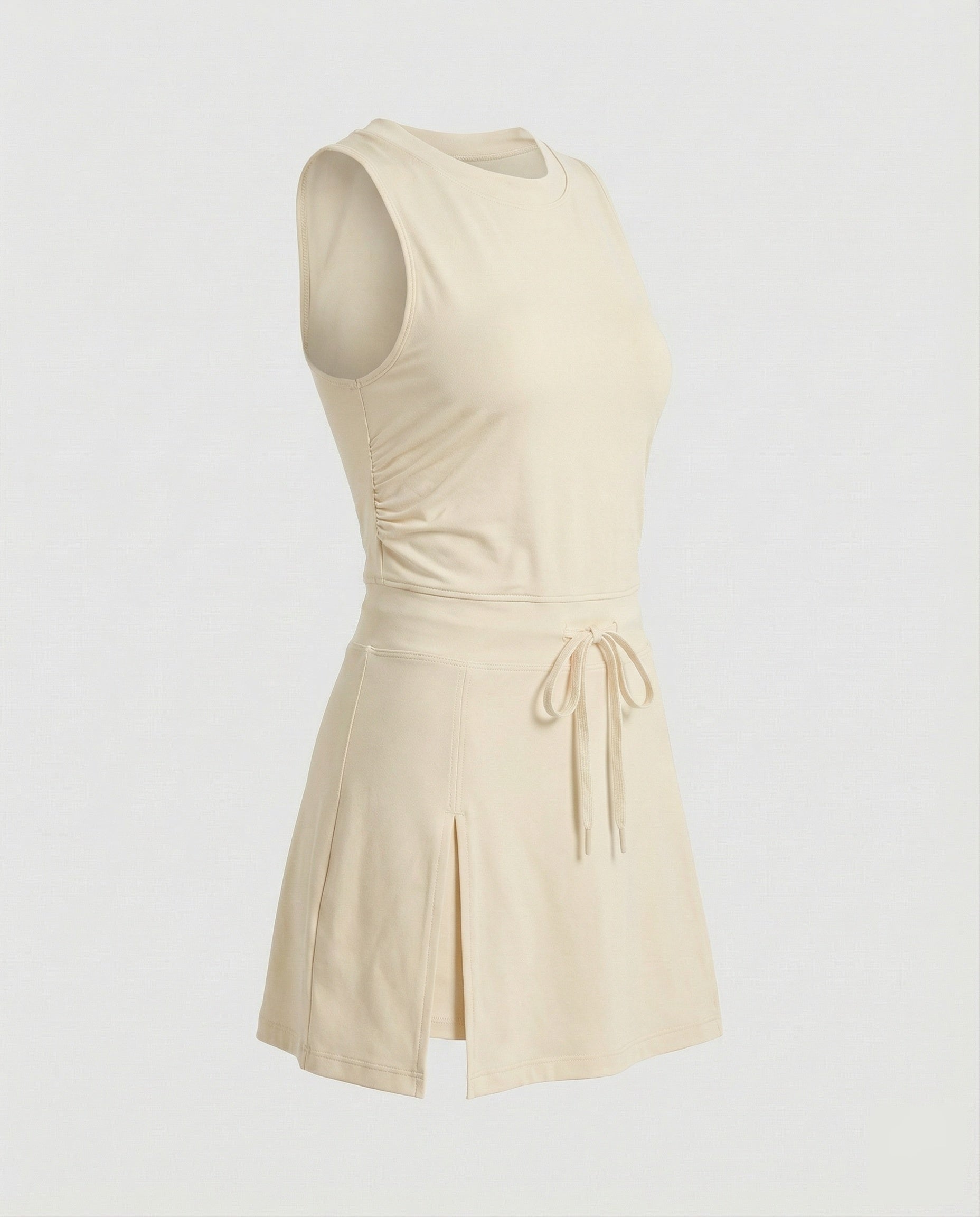 Women's Sporty Skort Dress with Integrated Stretch Inner Shorts