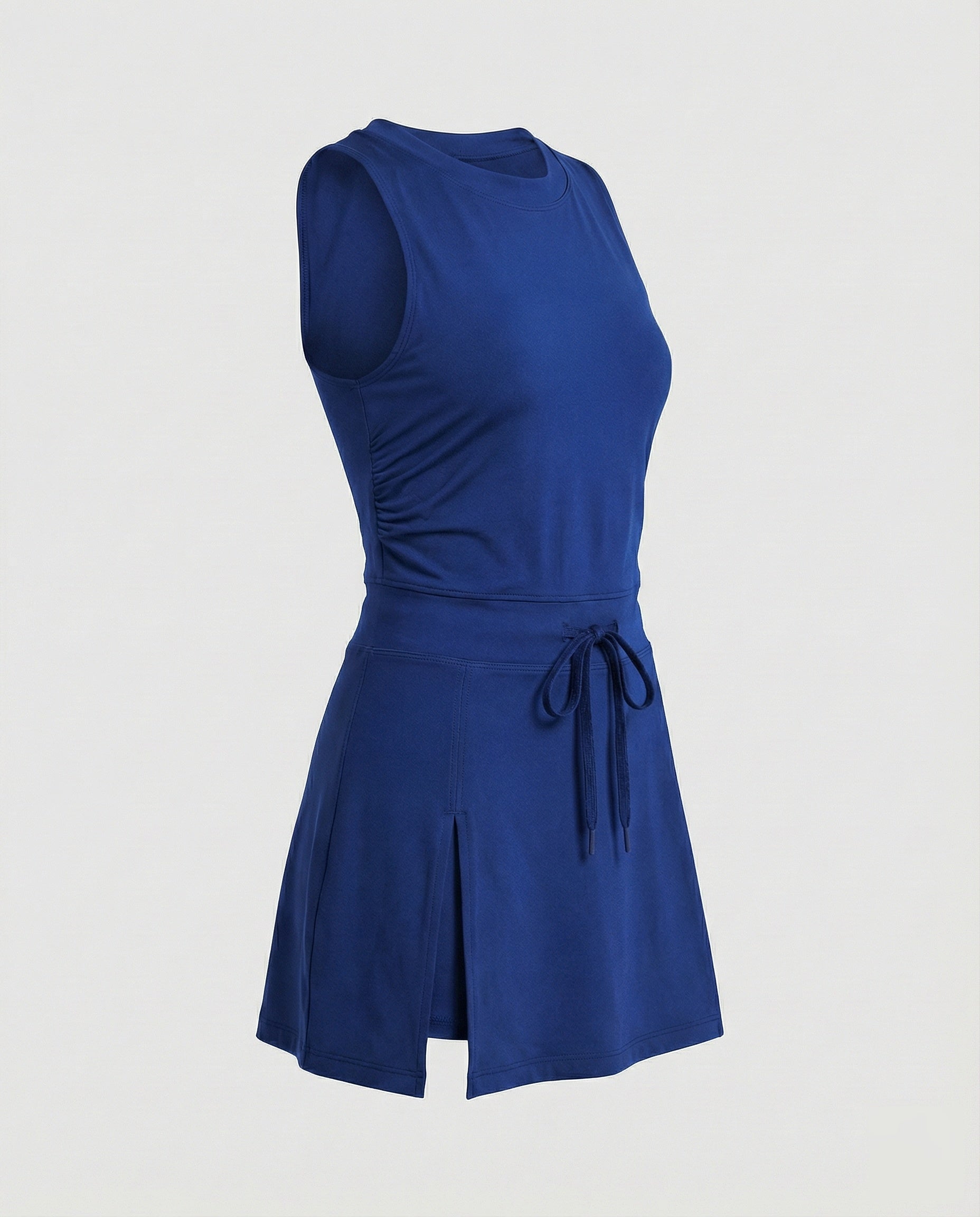 Women's Sporty Skort Dress with Integrated Stretch Inner Shorts