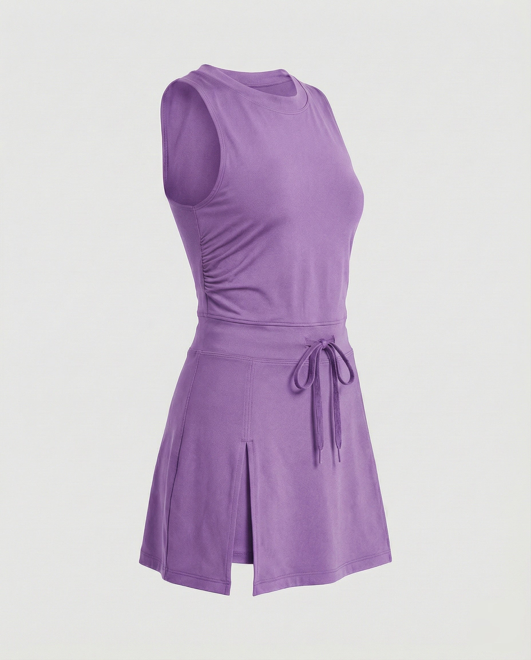 Women's Sporty Skort Dress with Integrated Stretch Inner Shorts
