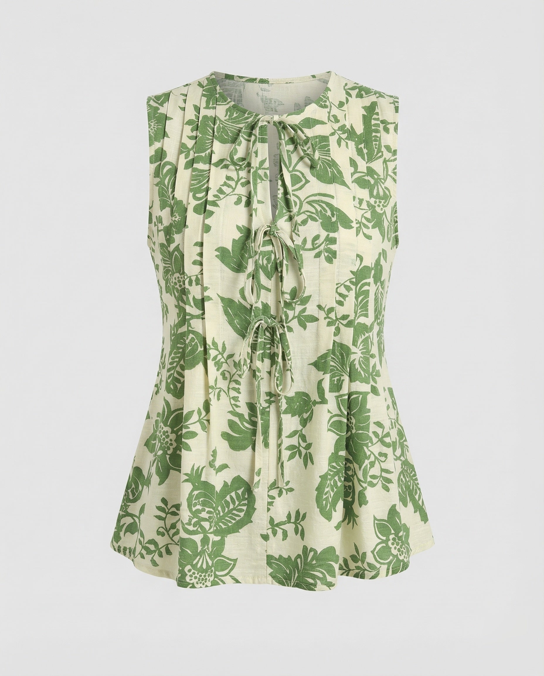 Women's Decorative A-Line Cotton Blouse Top