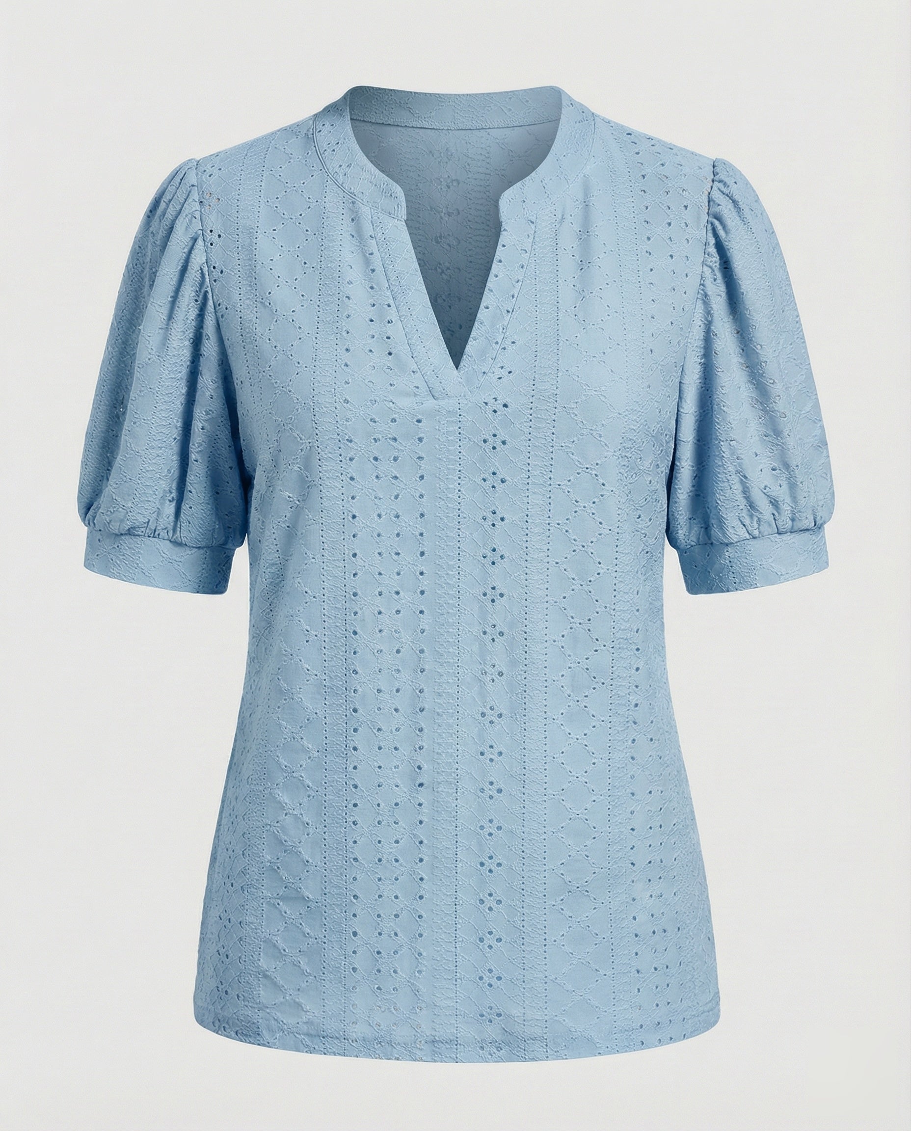 Women's Light Lace Embroidery Blouse Top