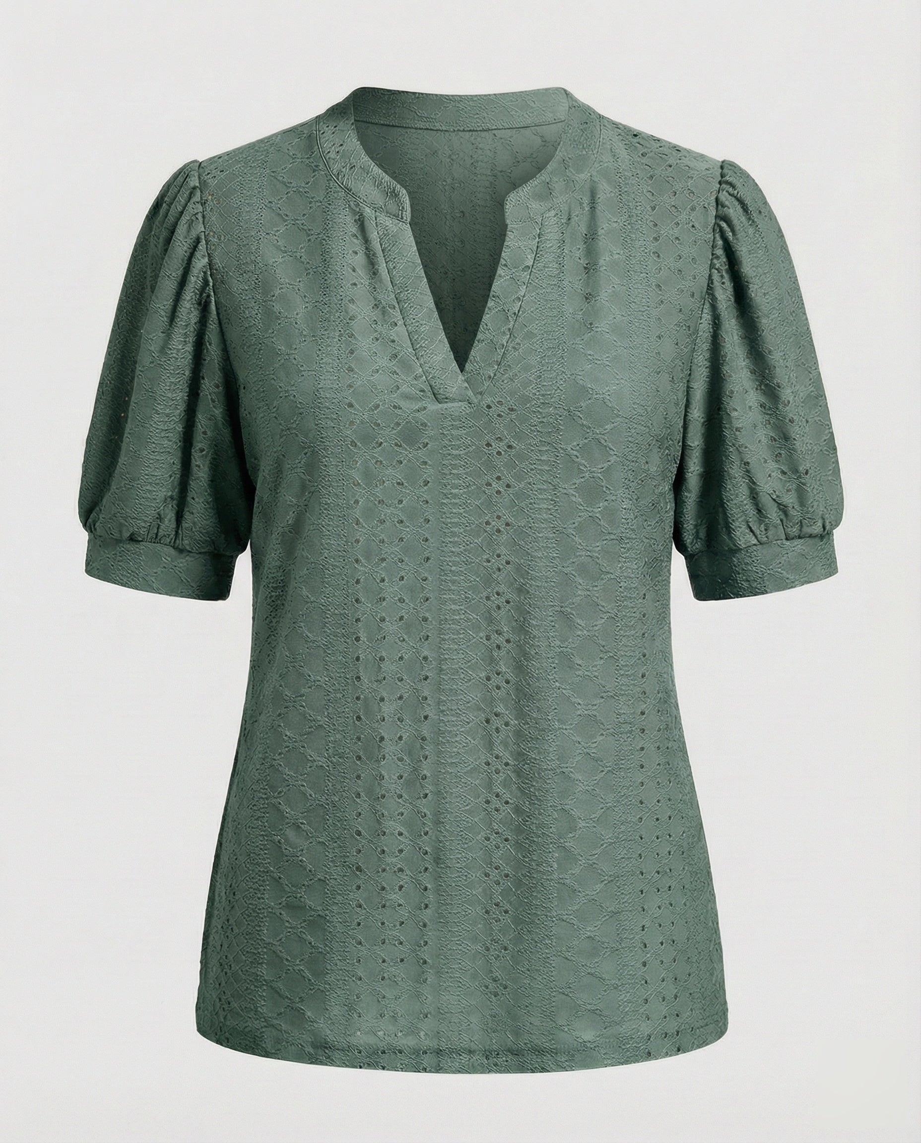 Women's Light Lace Embroidery Blouse Top