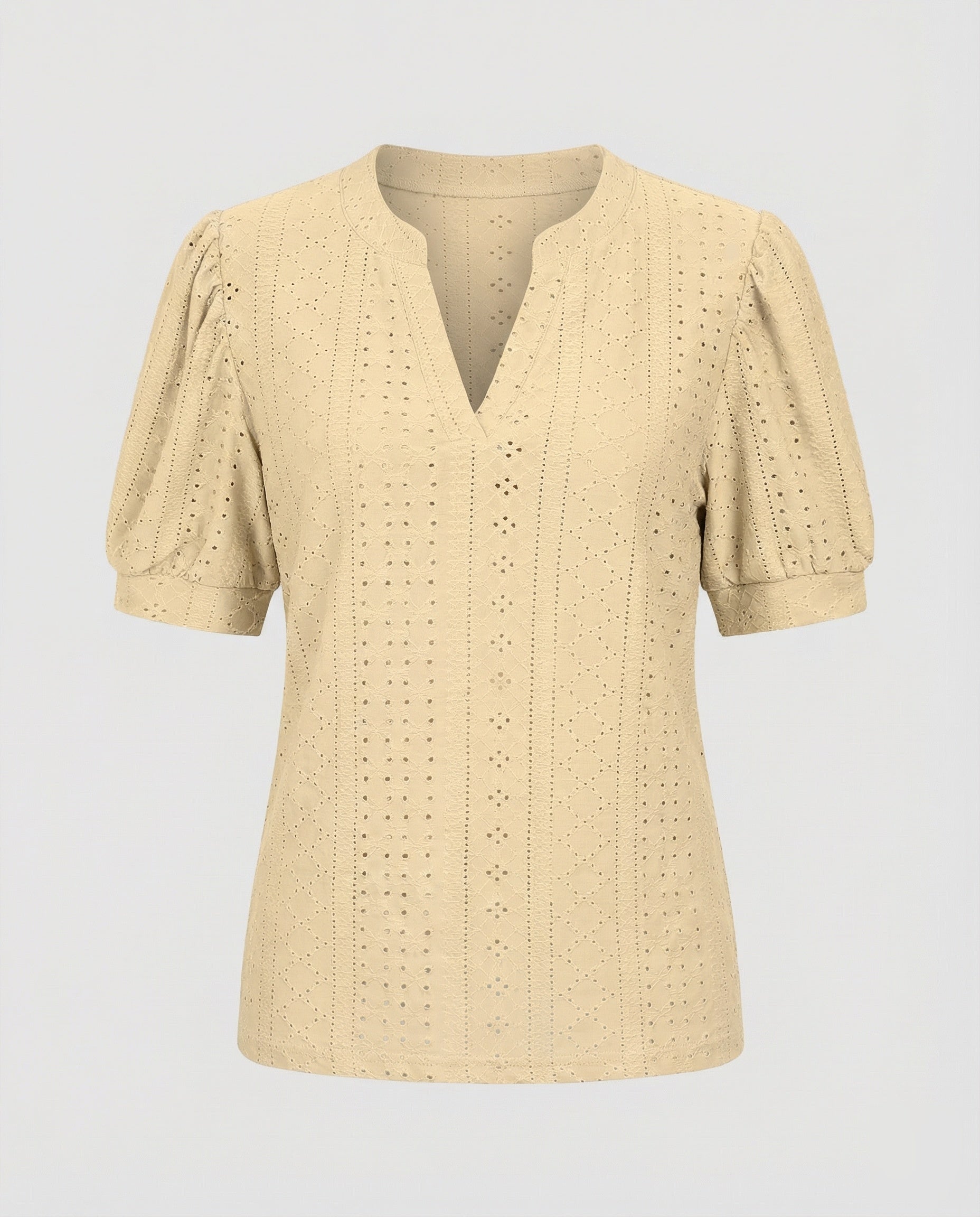 Women's Light Lace Embroidery Blouse Top