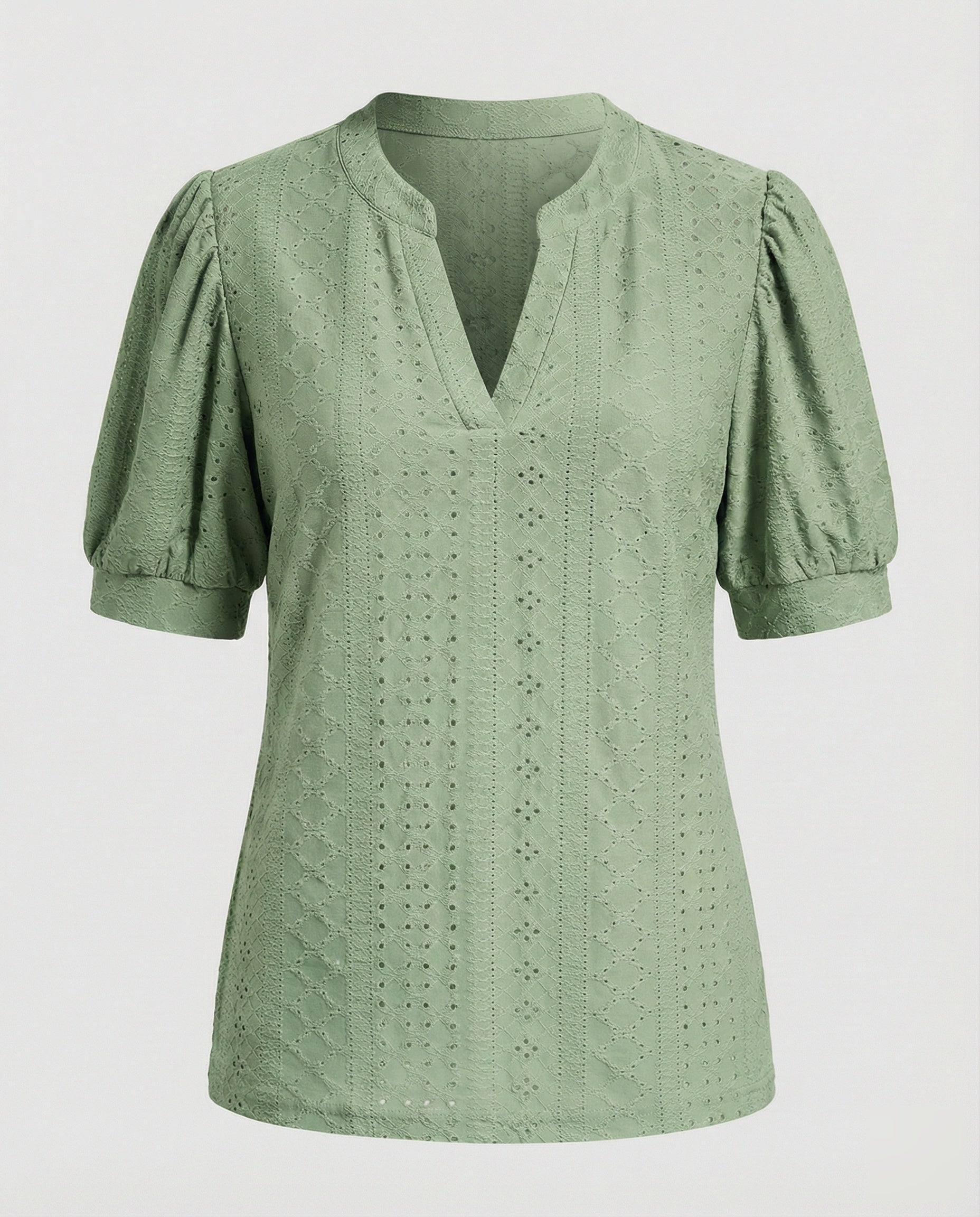 Women's Light Lace Embroidery Blouse Top