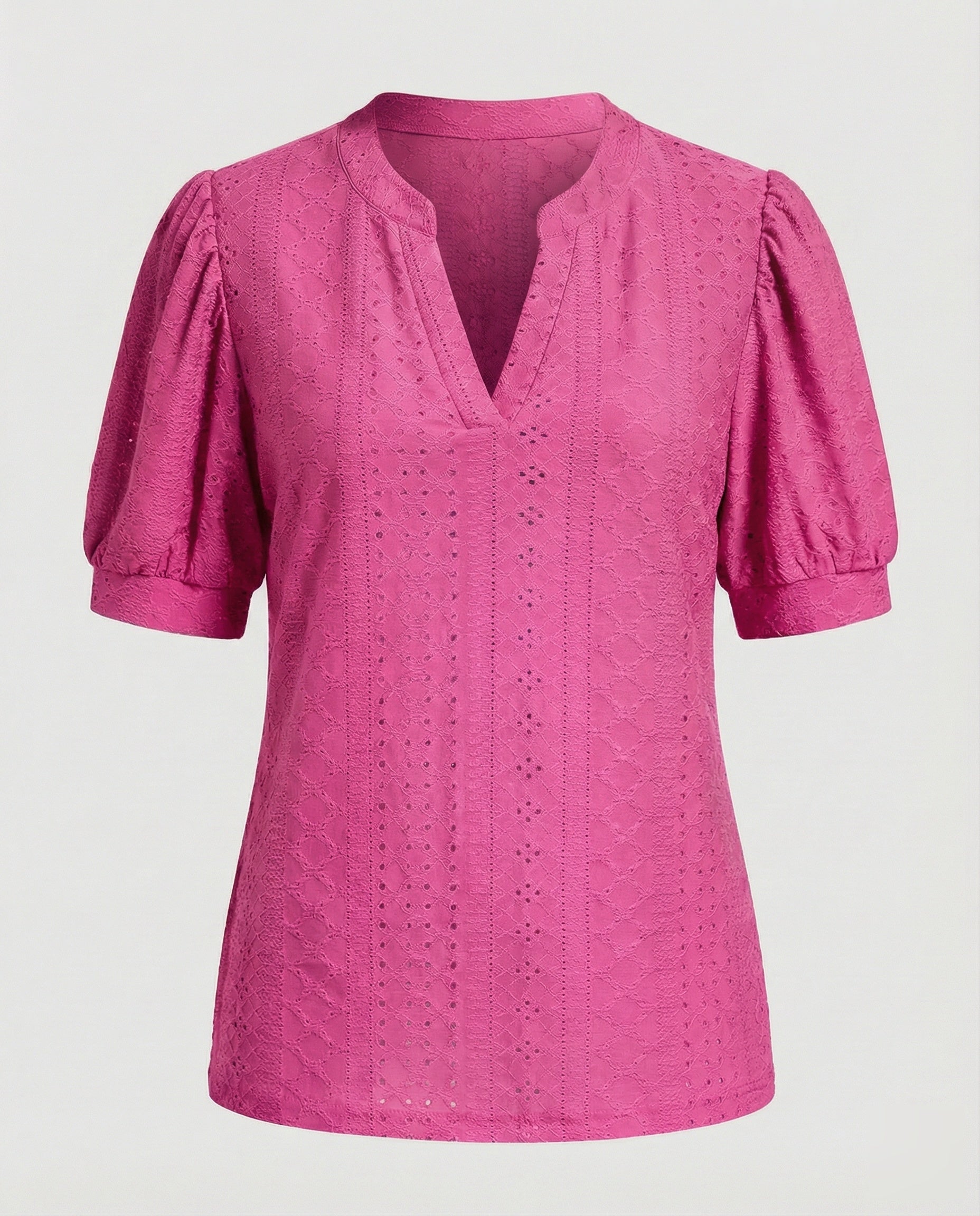 Women's Light Lace Embroidery Blouse Top