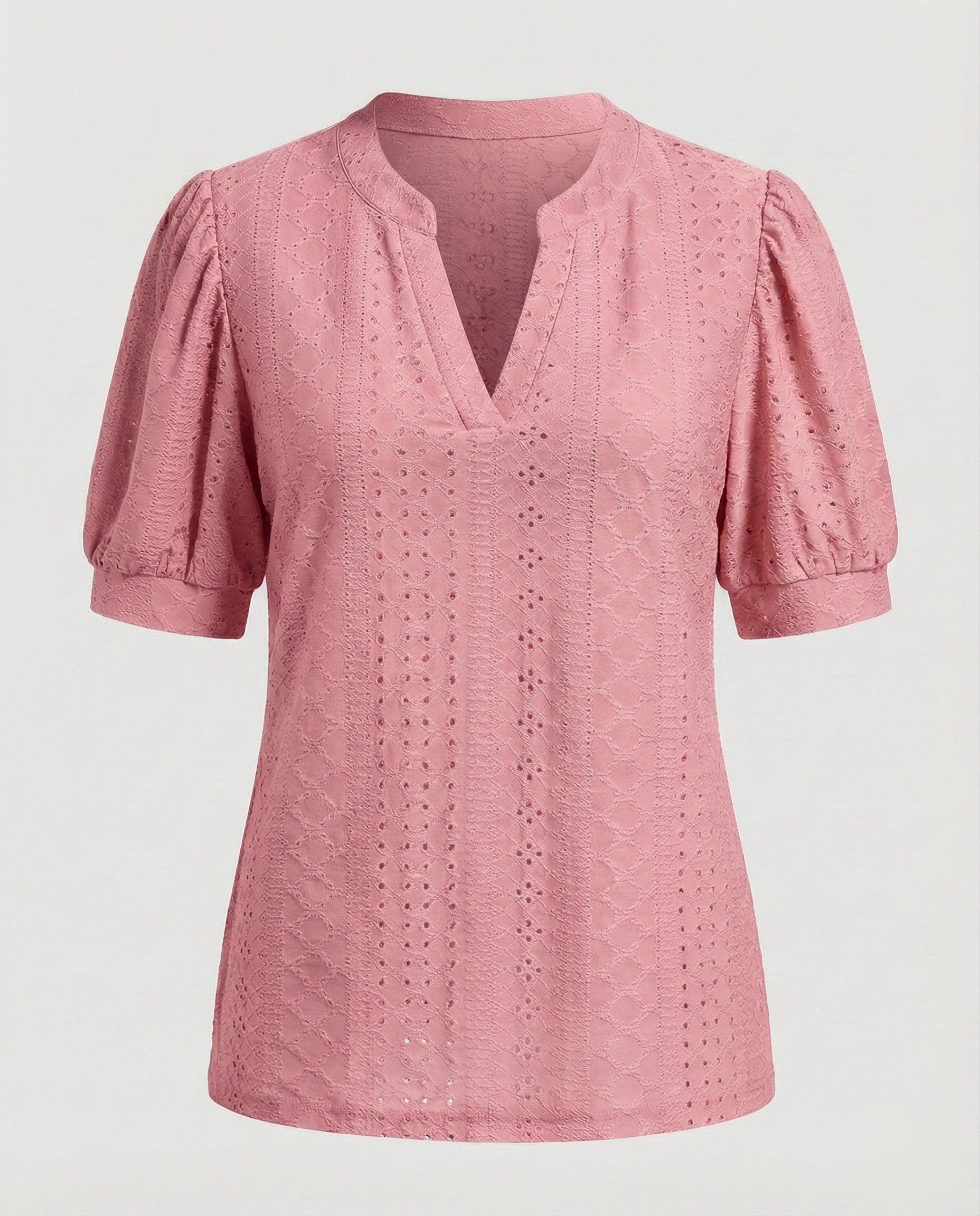 Women's Light Lace Embroidery Blouse Top