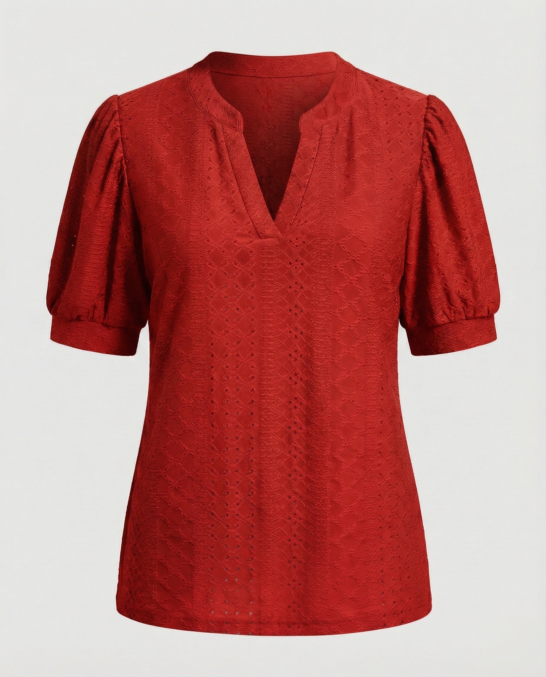 Women's Light Lace Embroidery Blouse Top
