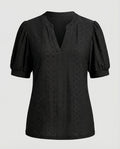 Women's Light Lace Embroidery Blouse Top