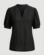 Women's Light Lace Embroidery Blouse Top