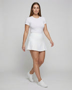 Women's Sporty Integrated Shorts Functional Material Sports Skort - Front View