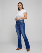 Women's Shaping Bootcut Cut Denim Bootcut Jeans - Front View